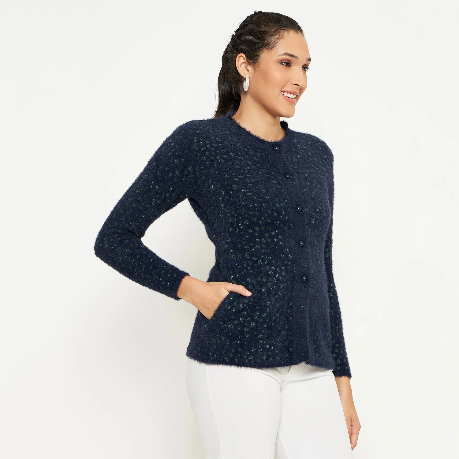 Duke Stardust Women Full Sleeve Cardigan (SDS1143)