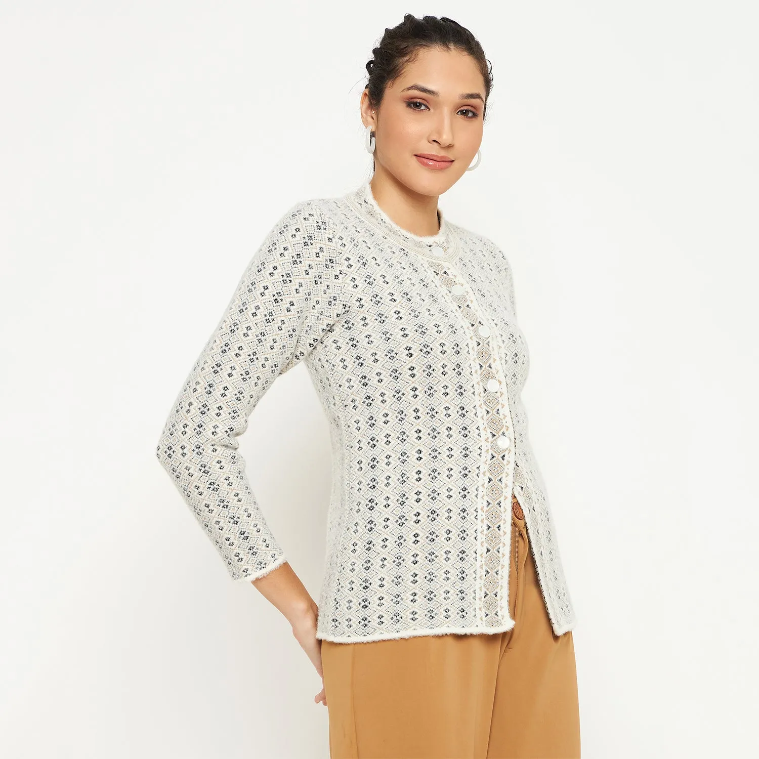 Duke Stardust Women Full Sleeve Cardigan (SDS1178)