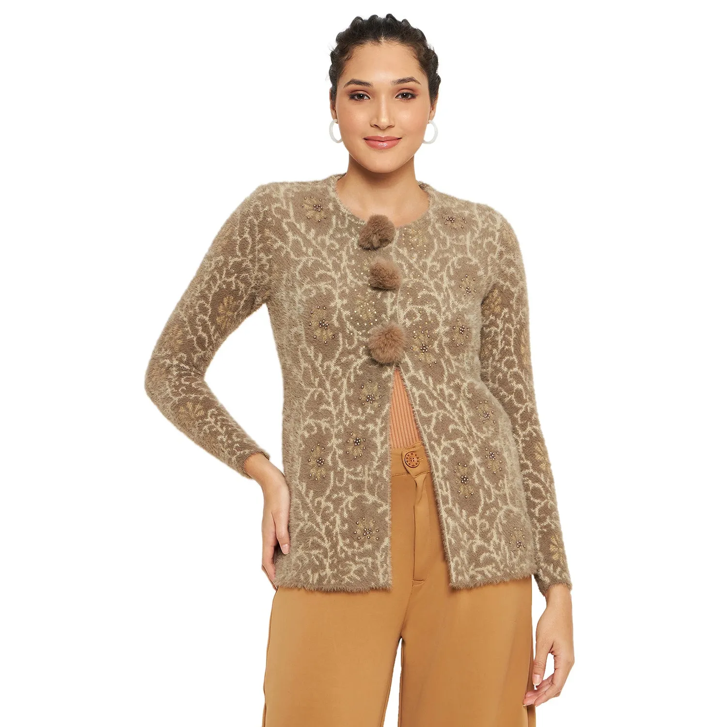 Duke Stardust Women Full Sleeve Cardigan (SDS1182)