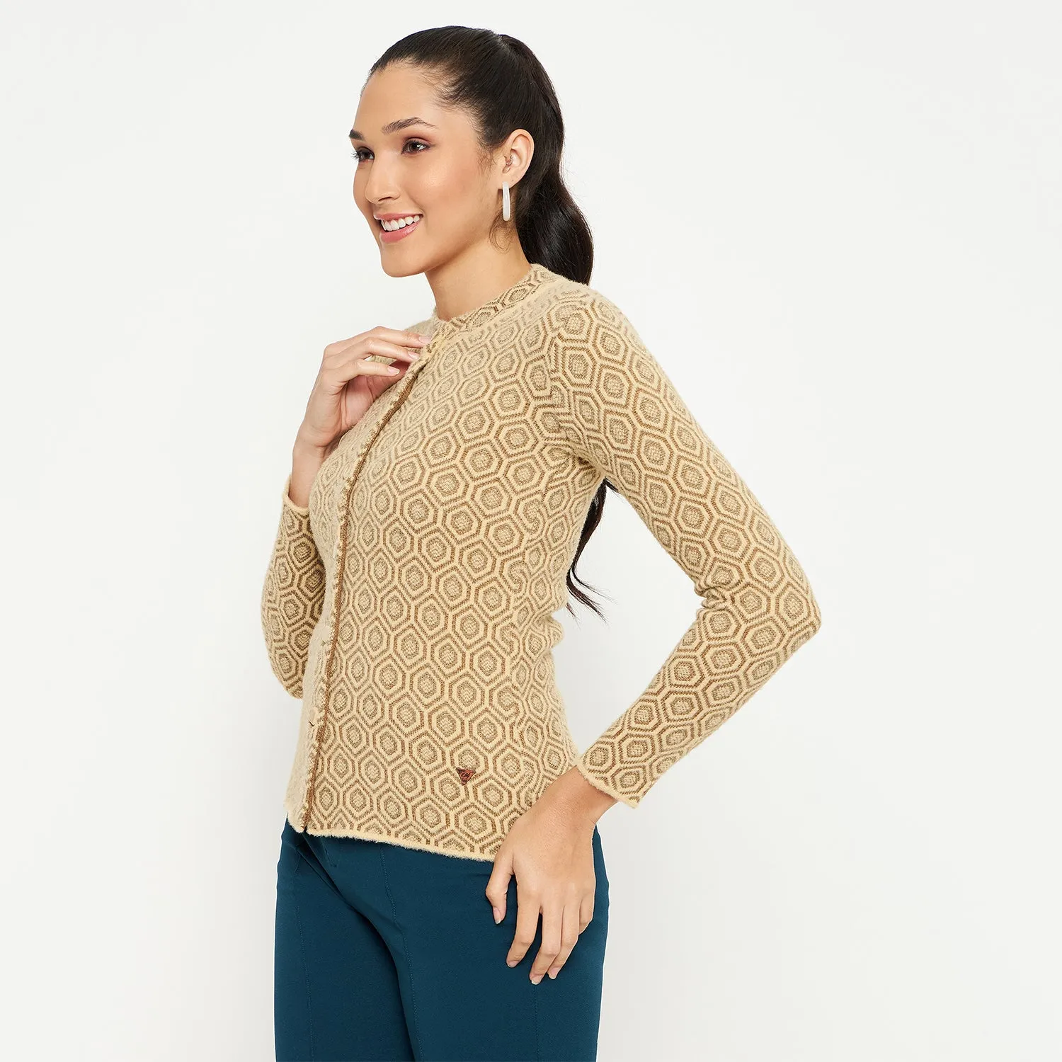 Duke Stardust Women Full Sleeve Cardigan (SDS1185)
