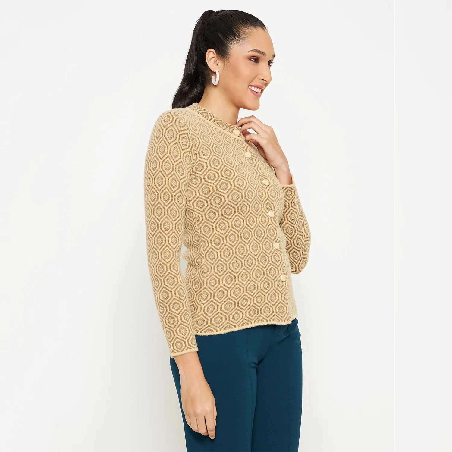 Duke Stardust Women Full Sleeve Cardigan (SDS1185)