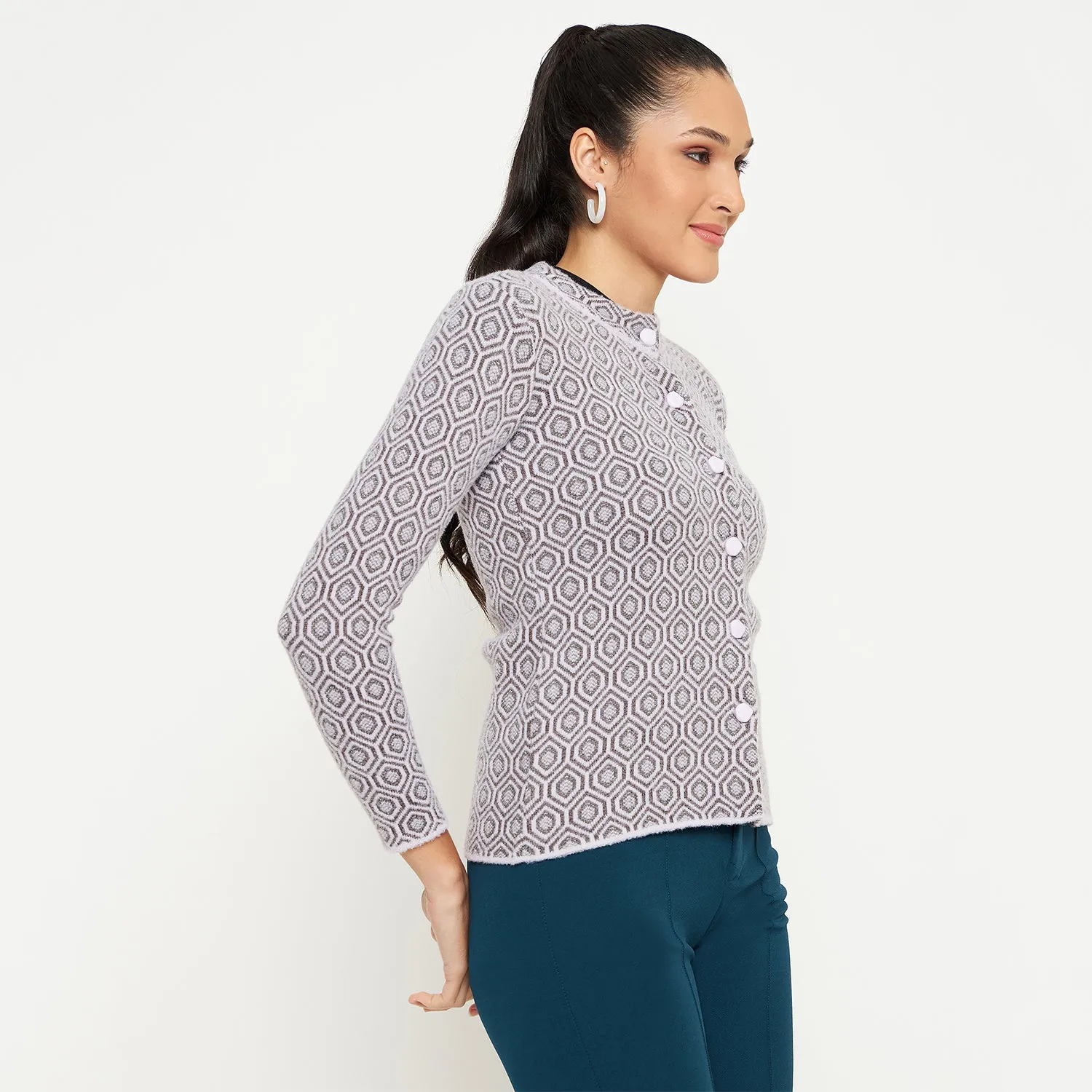Duke Stardust Women Full Sleeve Cardigan (SDS1185)