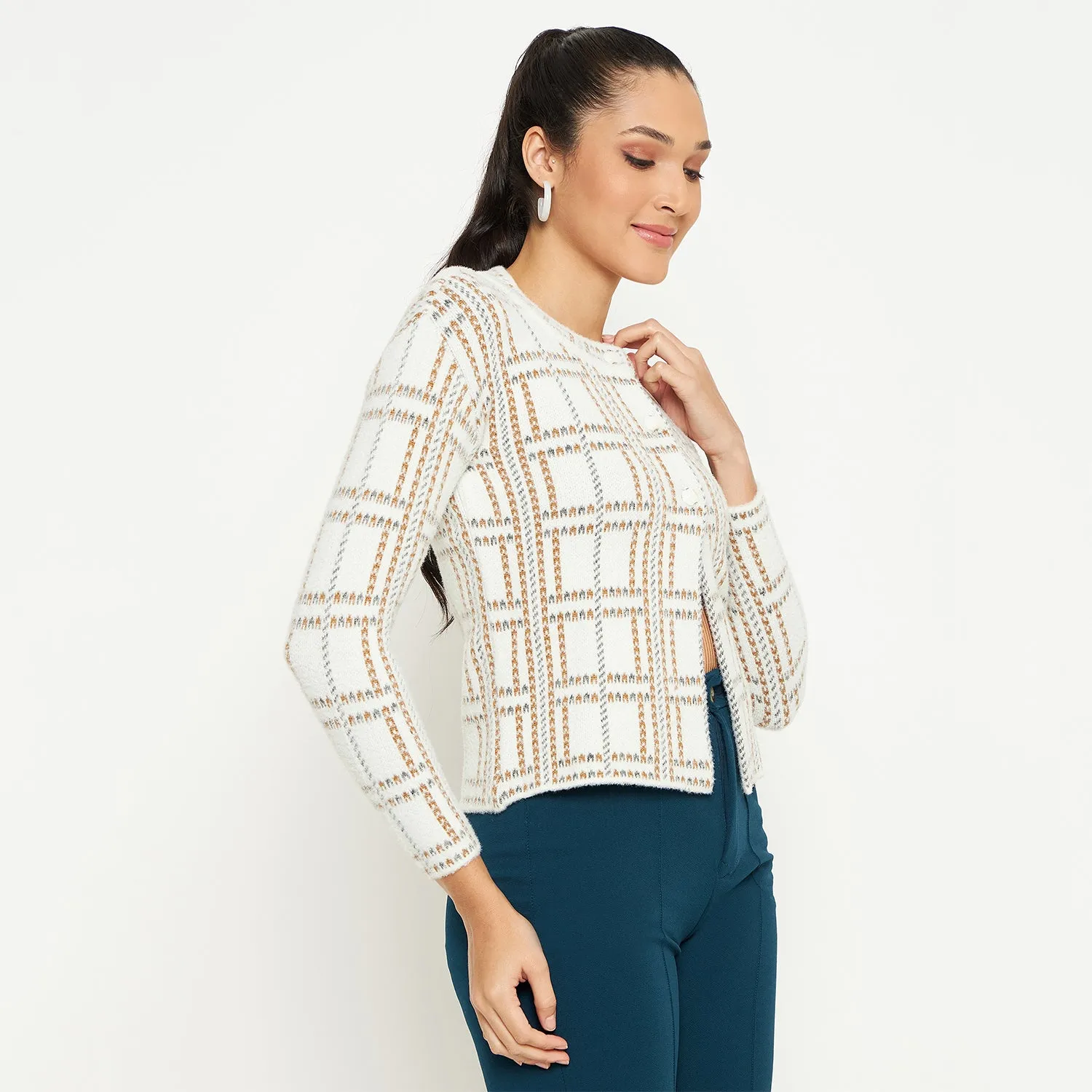 Duke Stardust Women Full Sleeve Cardigan (SDS1187)