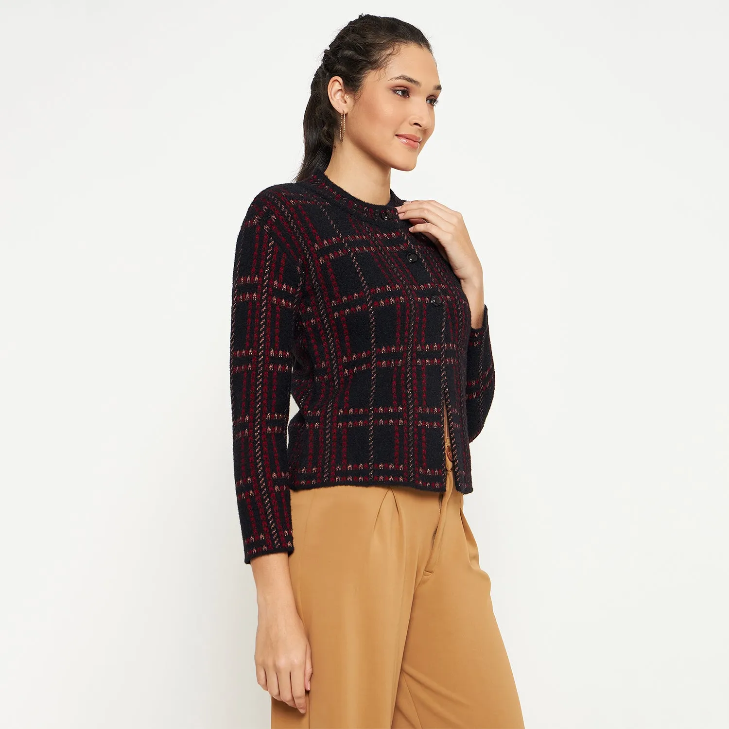 Duke Stardust Women Full Sleeve Cardigan (SDS1187)