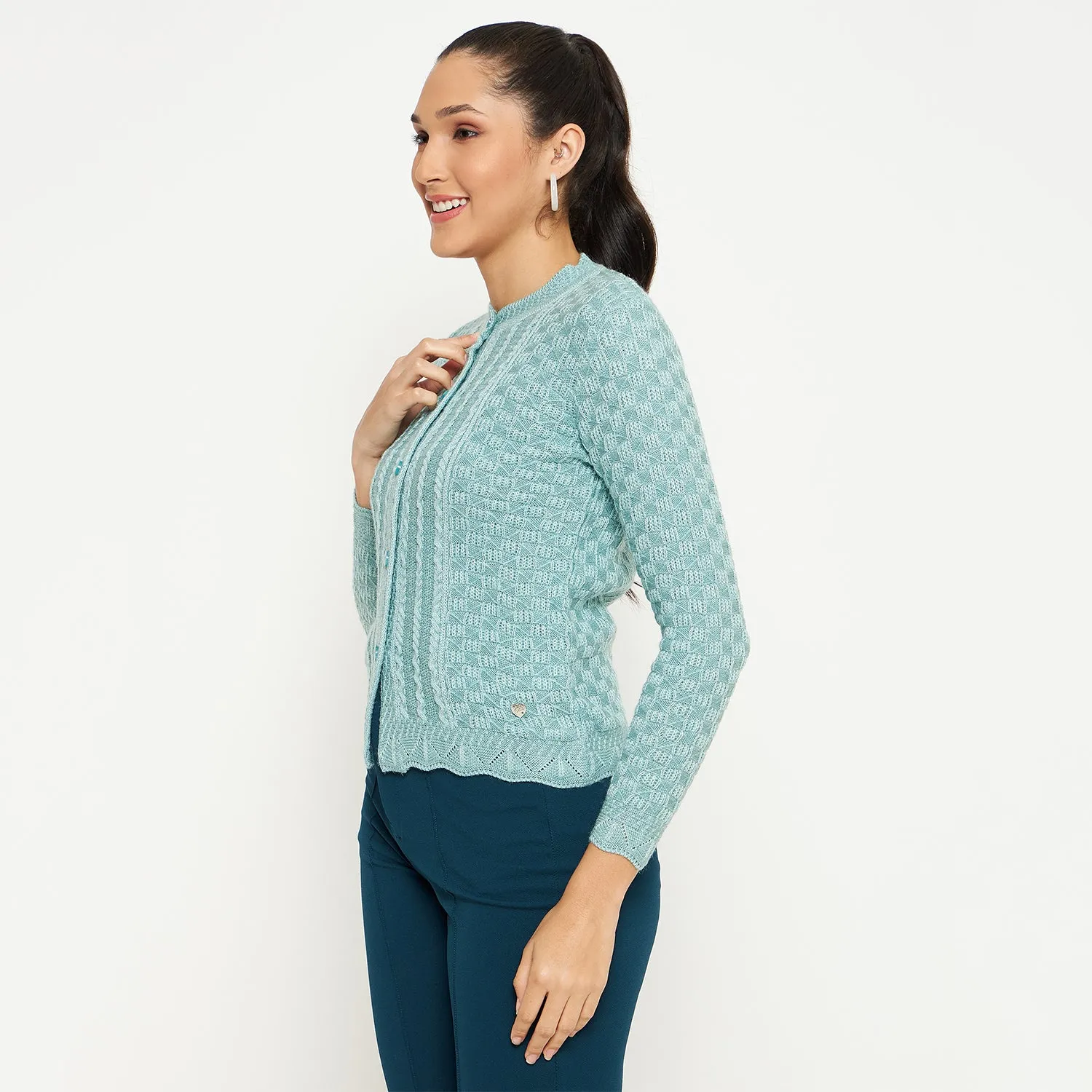 Duke Stardust Women Full Sleeve Cardigan (SDS1189)