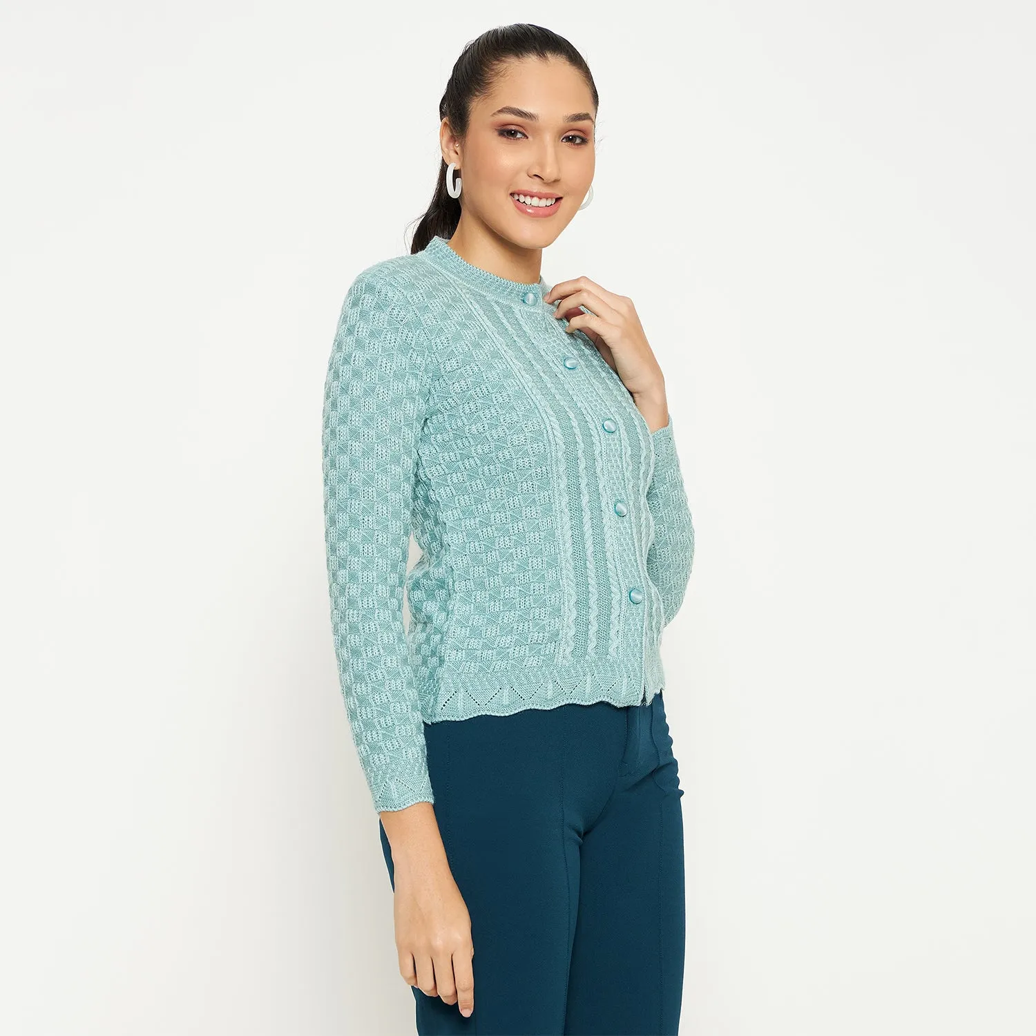 Duke Stardust Women Full Sleeve Cardigan (SDS1189)