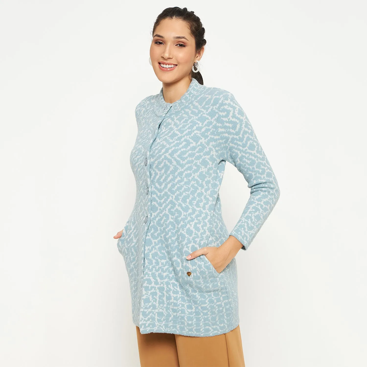 Duke Stardust Women Full Sleeve Cardigan (SDS1218)