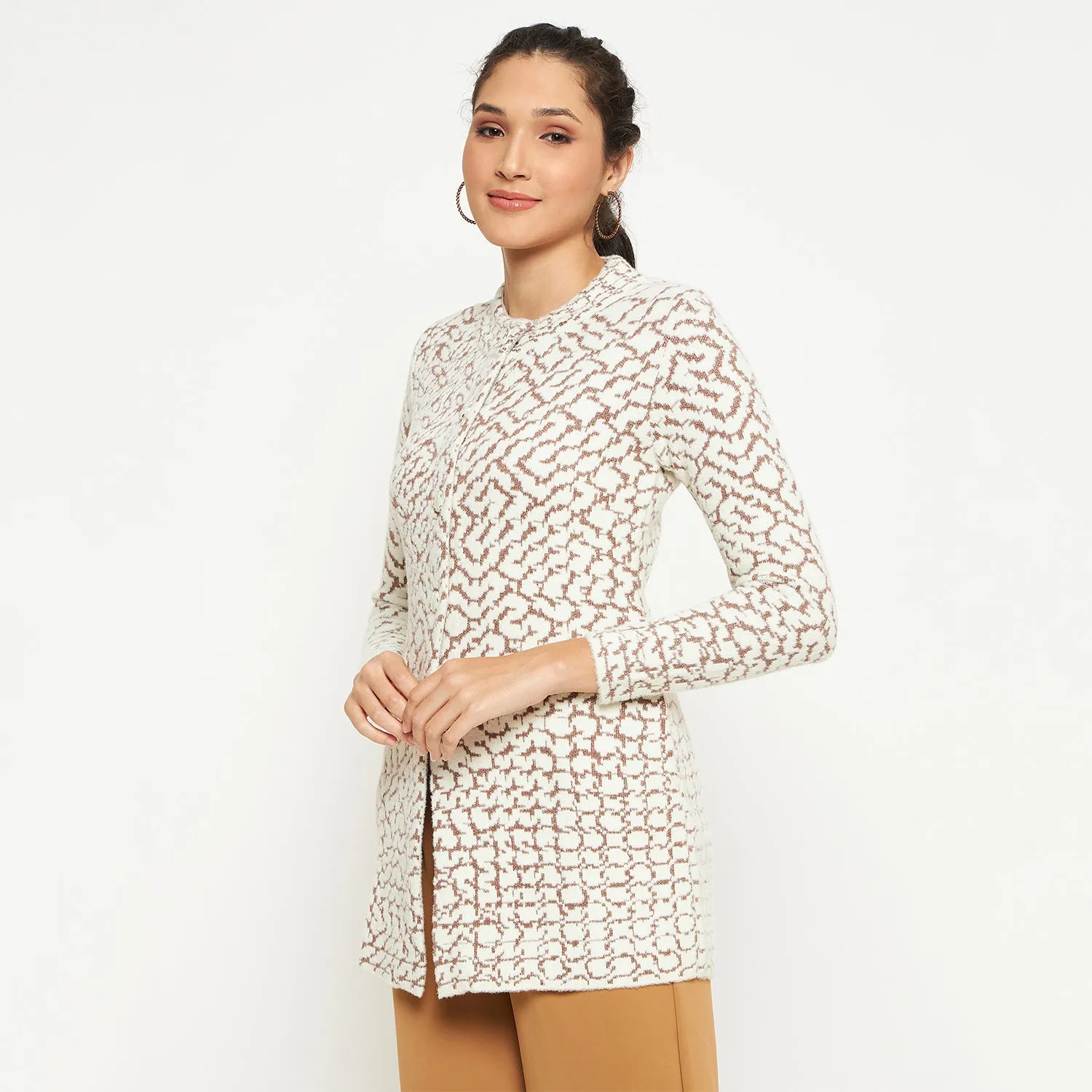 Duke Stardust Women Full Sleeve Cardigan (SDS1218)