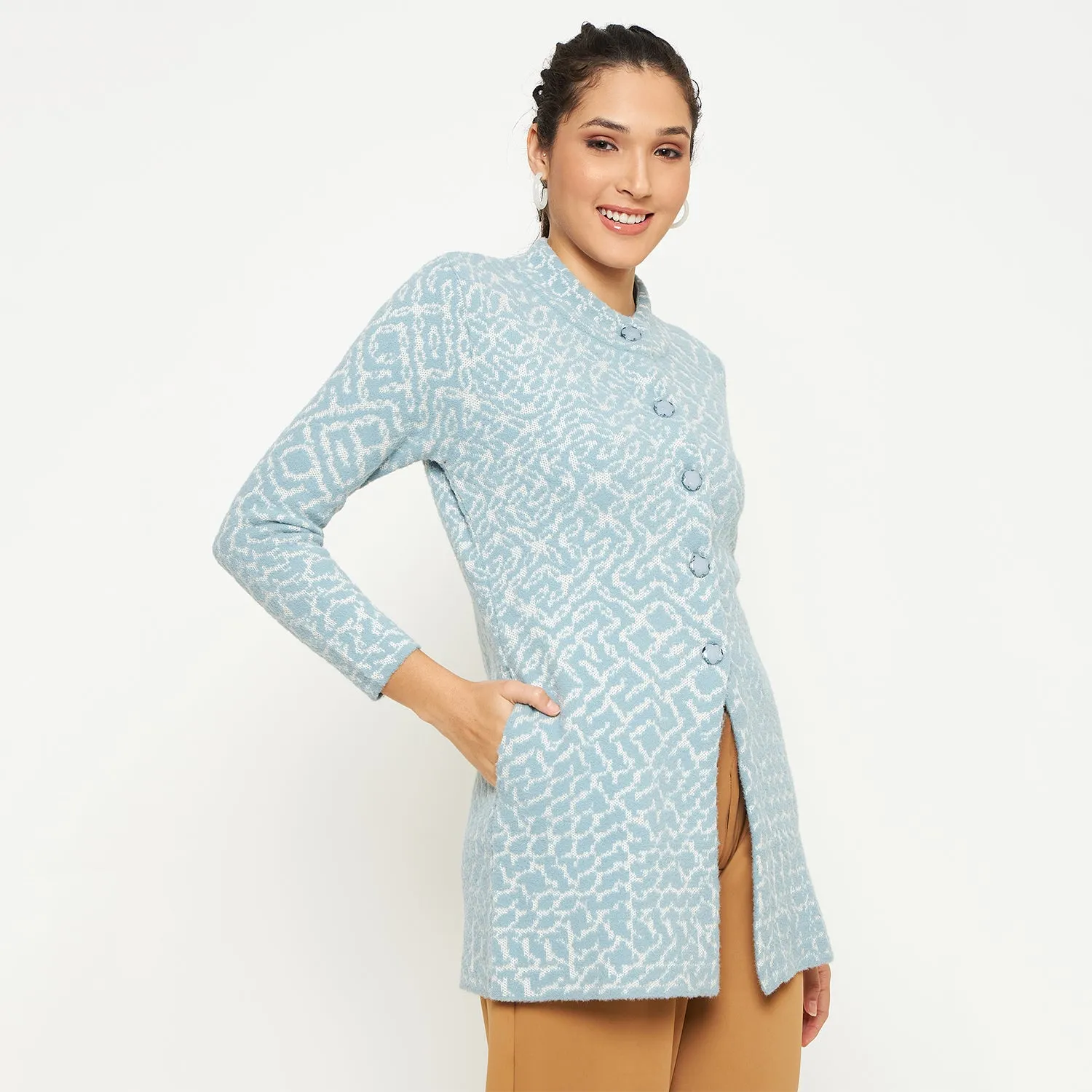 Duke Stardust Women Full Sleeve Cardigan (SDS1218)