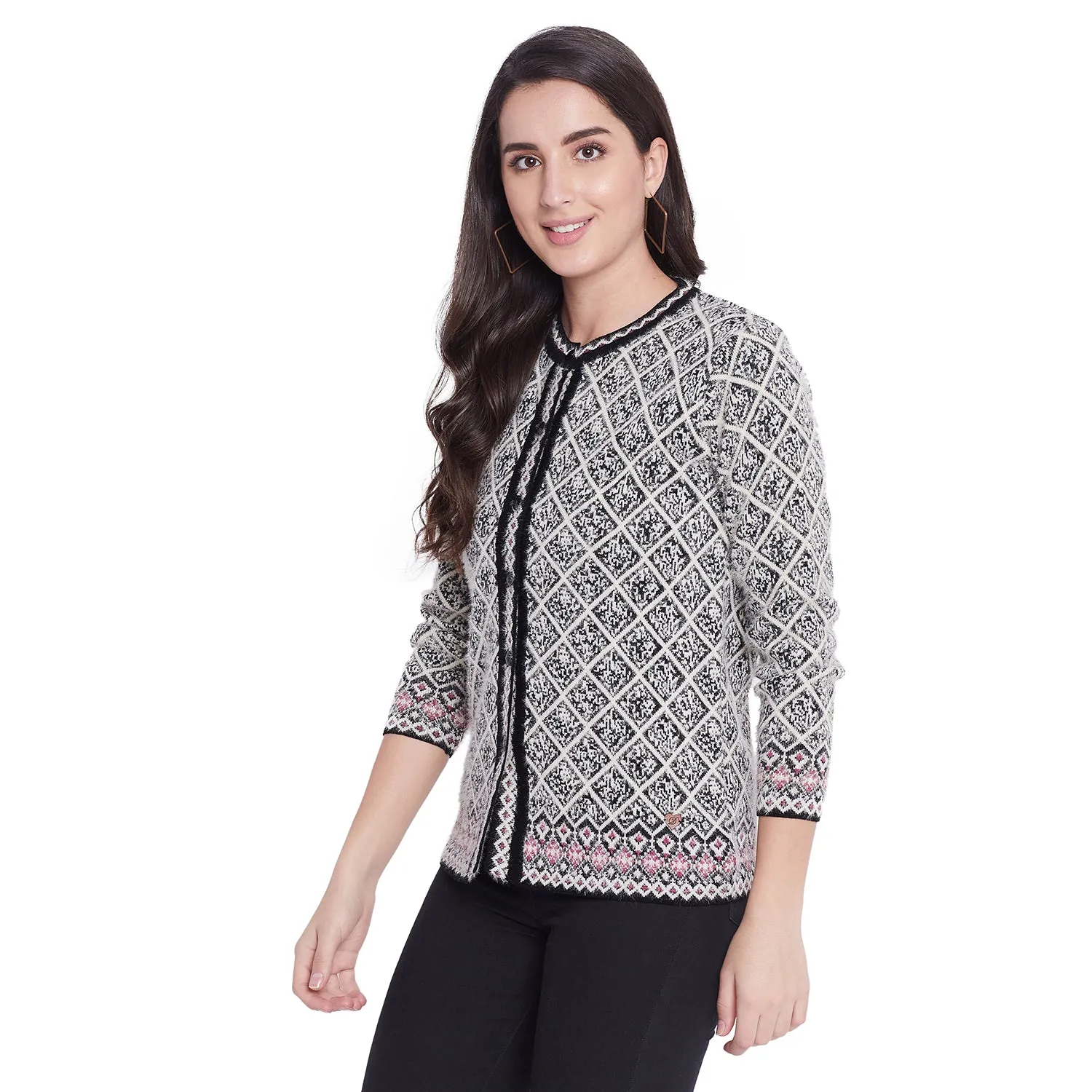 Duke Stardust Women Full Sleeve Cardigan (SDS9591)