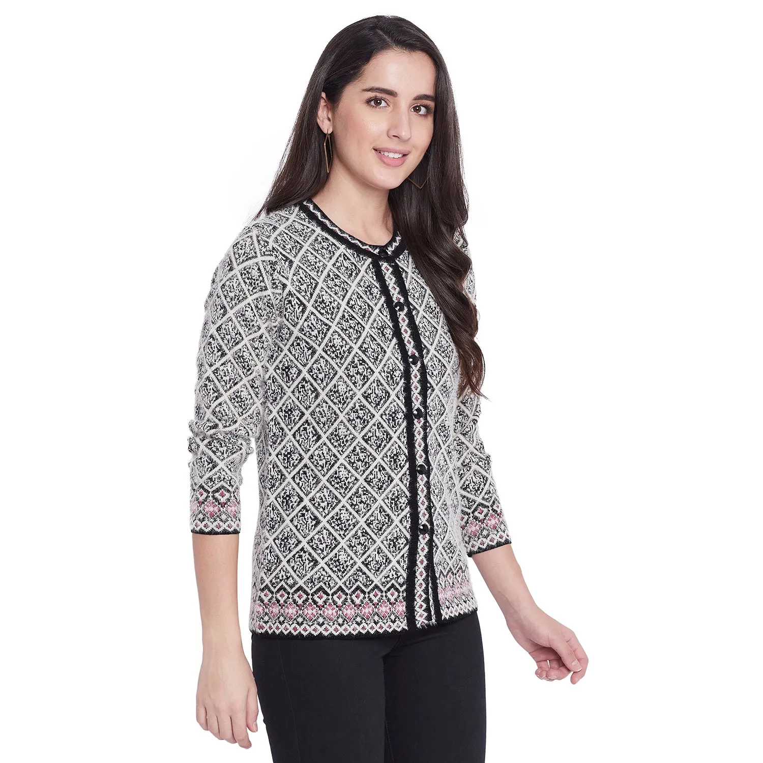 Duke Stardust Women Full Sleeve Cardigan (SDS9591)