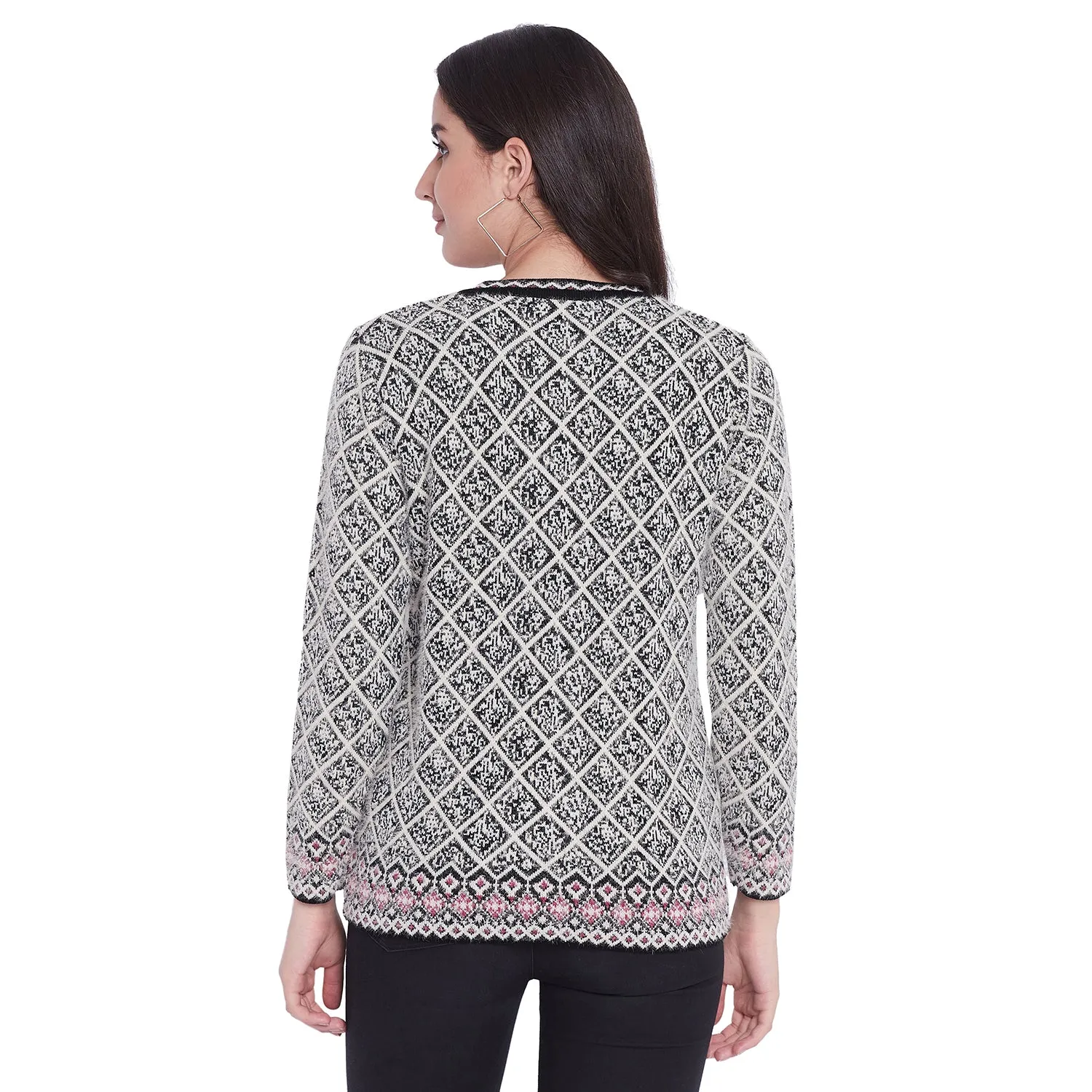 Duke Stardust Women Full Sleeve Cardigan (SDS9591)