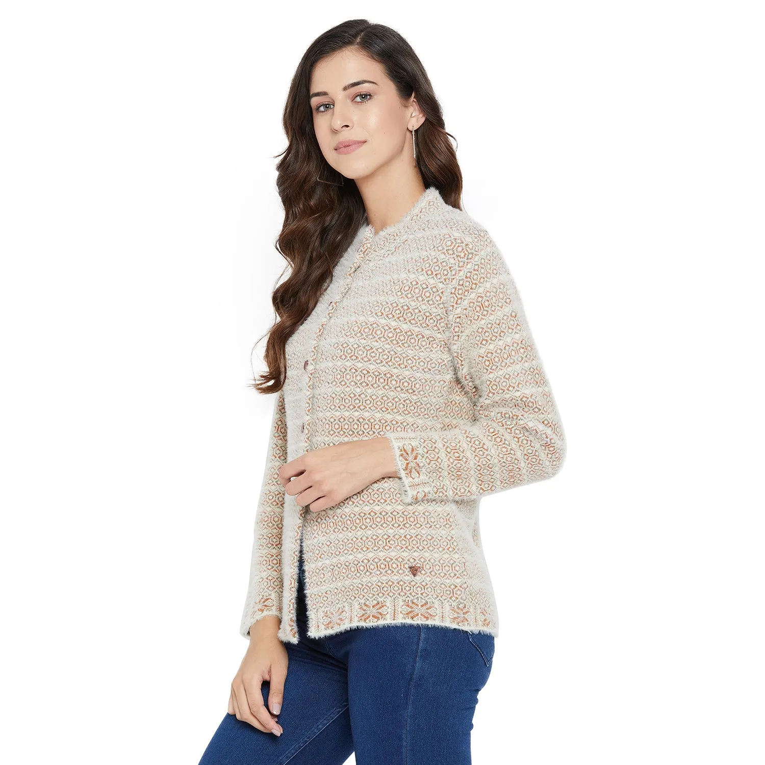 Duke Stardust Women Full Sleeve Cardigan (SDS9606)