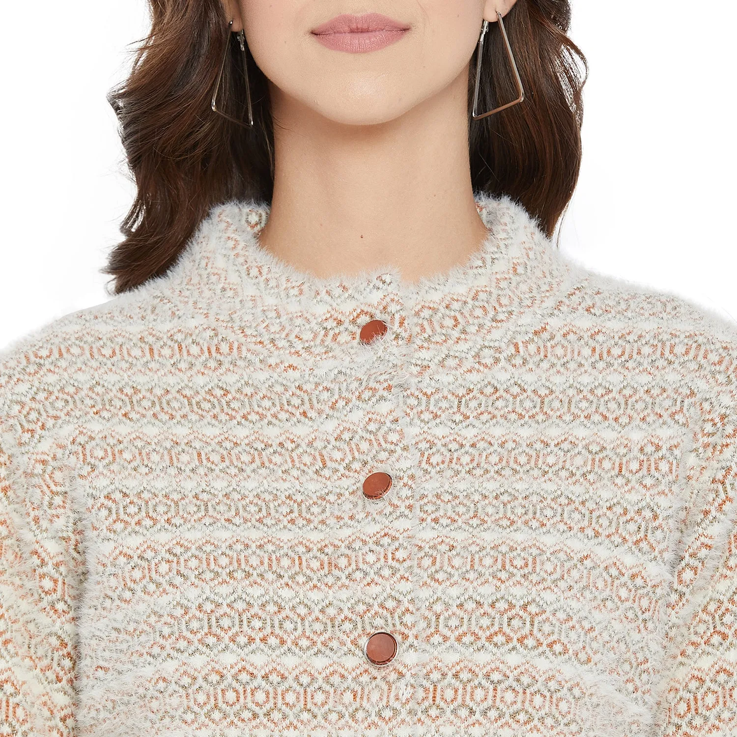 Duke Stardust Women Full Sleeve Cardigan (SDS9606)