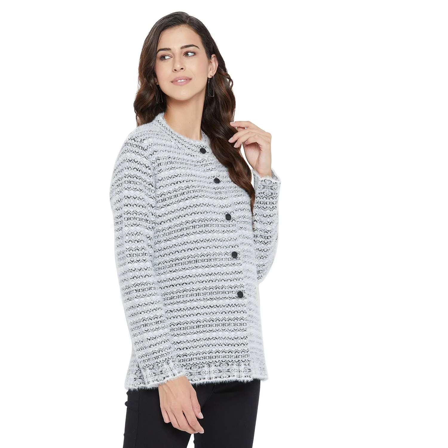 Duke Stardust Women Full Sleeve Cardigan (SDS9606)