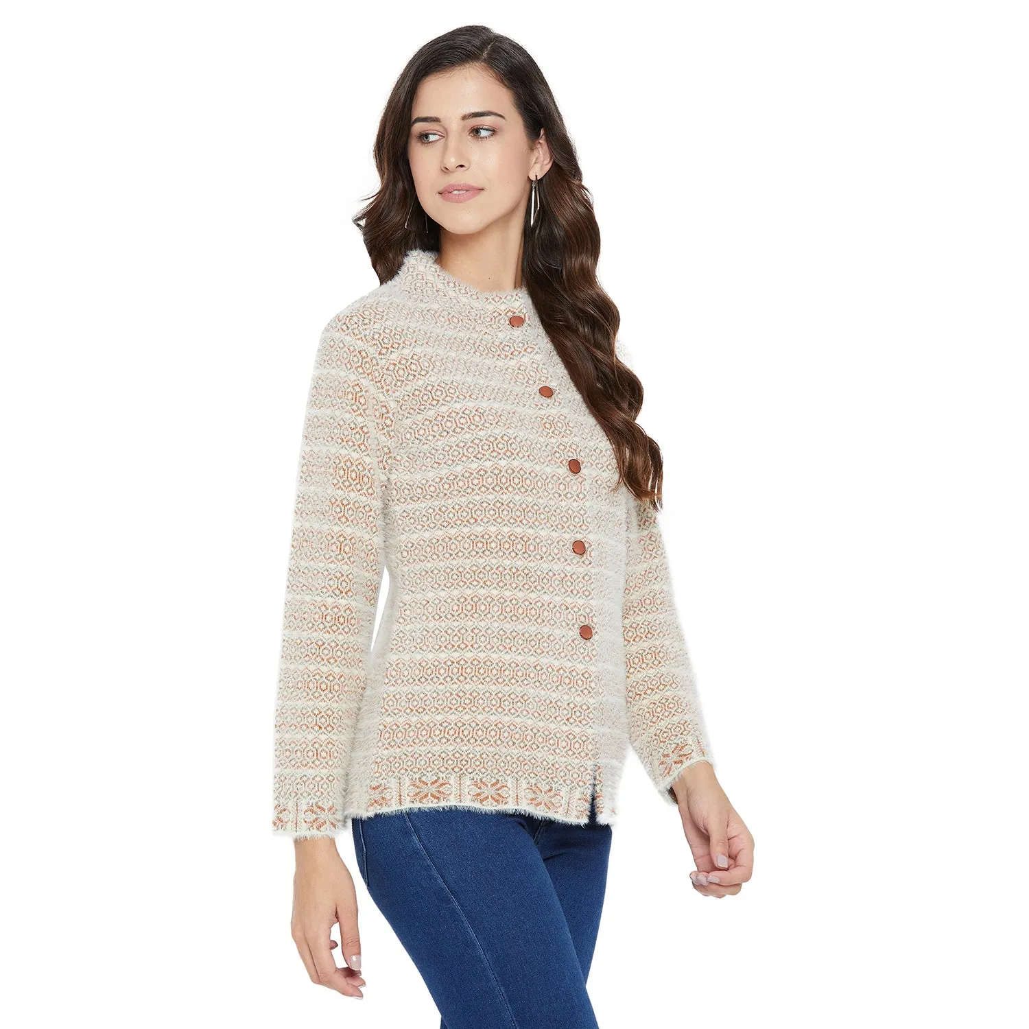 Duke Stardust Women Full Sleeve Cardigan (SDS9606)