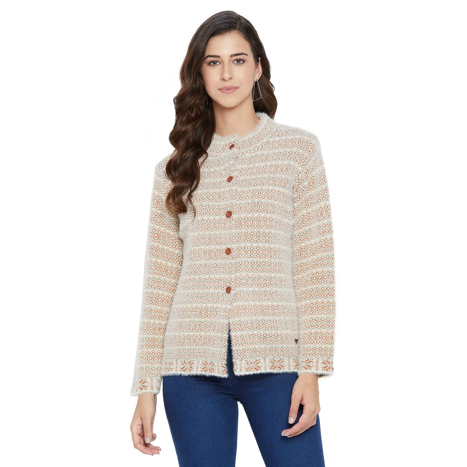 Duke Stardust Women Full Sleeve Cardigan (SDS9606)