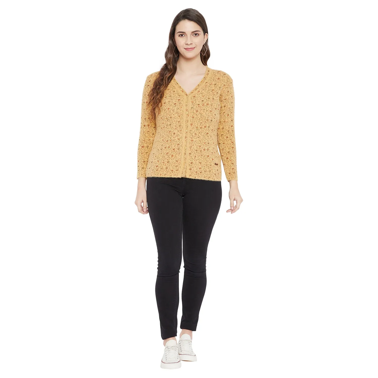 Duke Stardust Women Full Sleeve Cardigan (SDS9610)