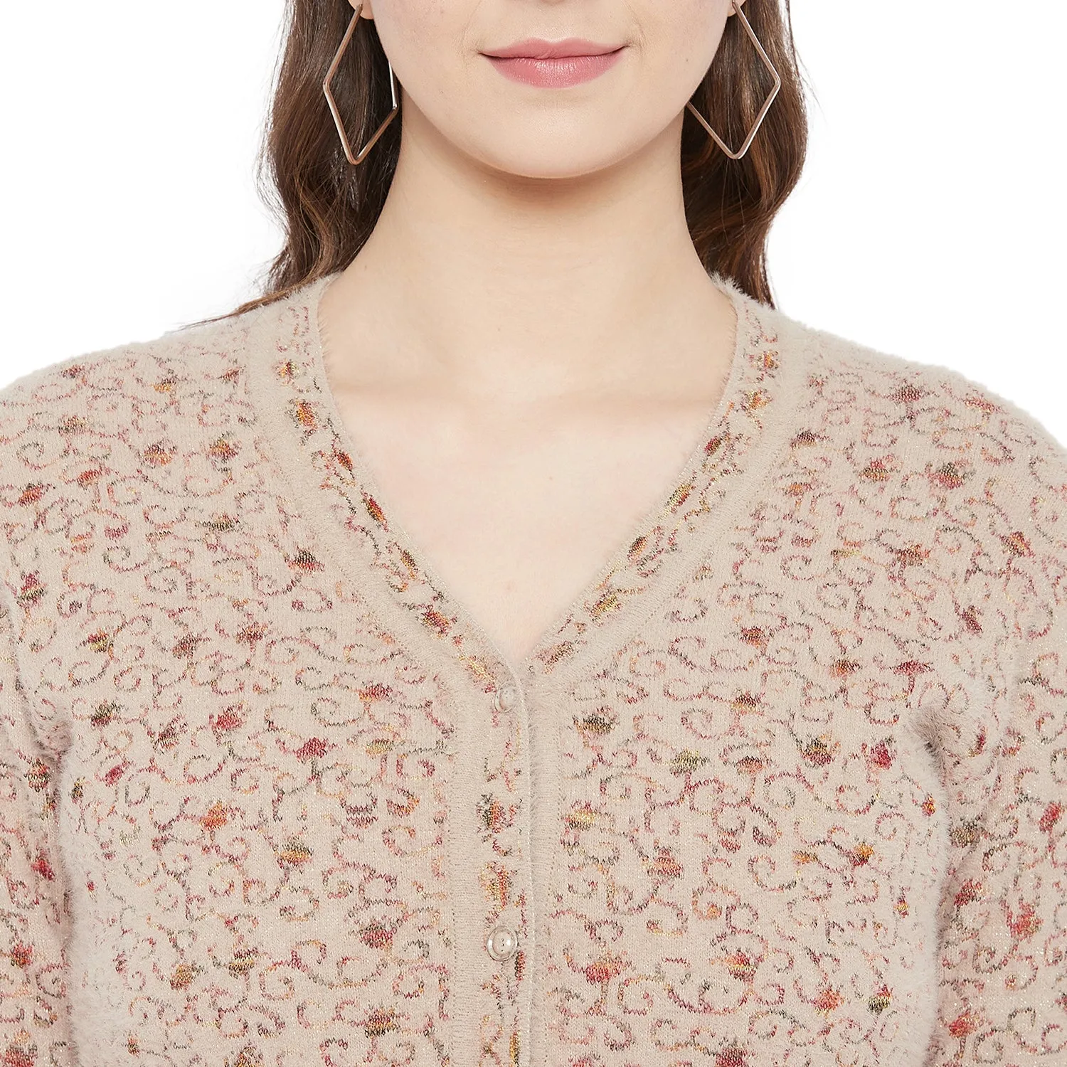 Duke Stardust Women Full Sleeve Cardigan (SDS9610)