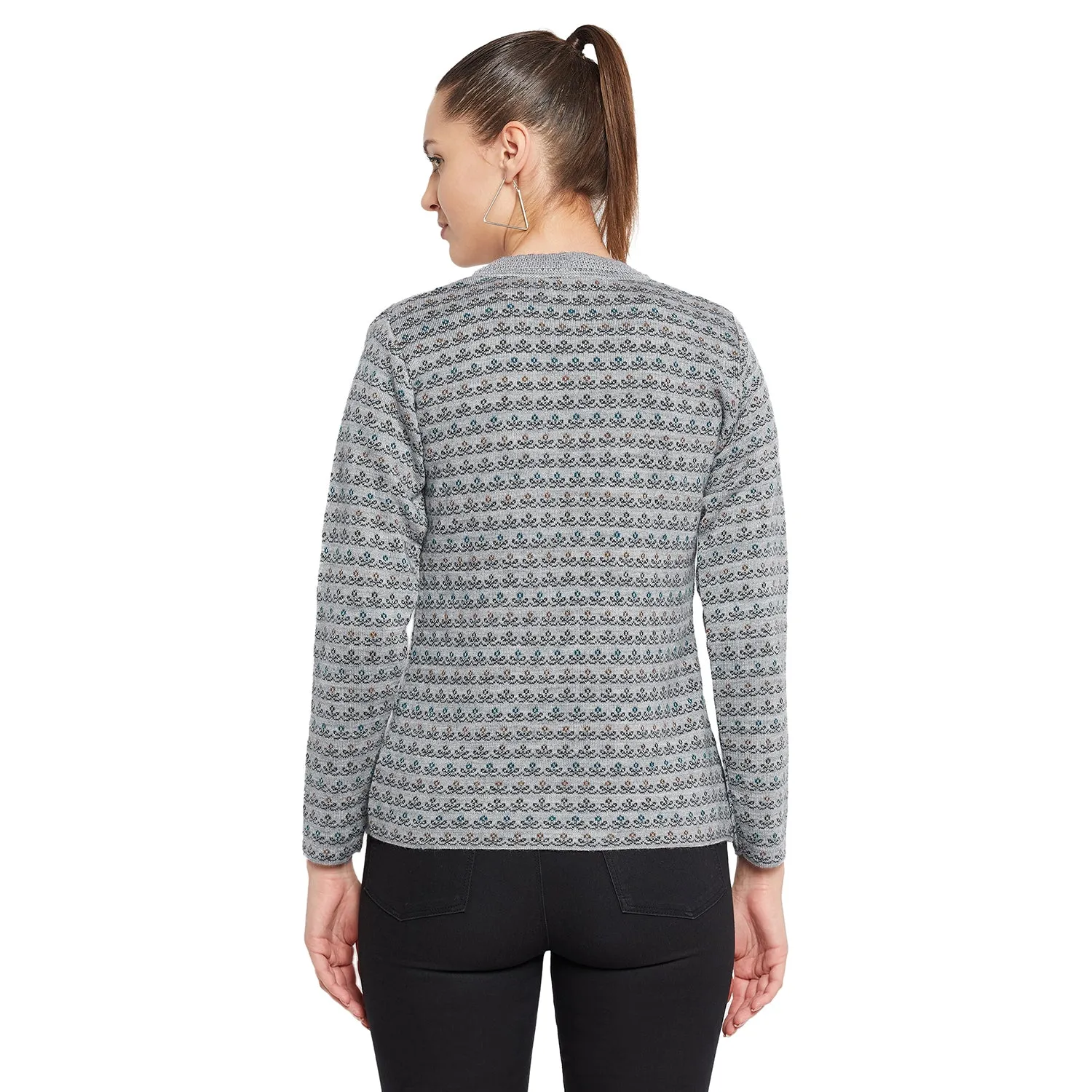 Duke Stardust Women Full Sleeve Cardigan (SDS9614)