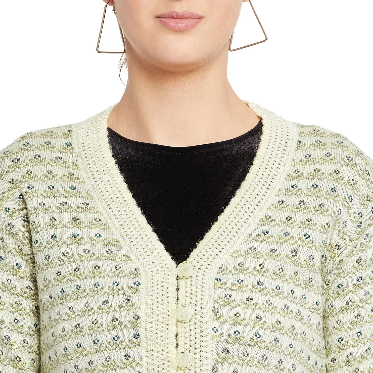 Duke Stardust Women Full Sleeve Cardigan (SDS9614)