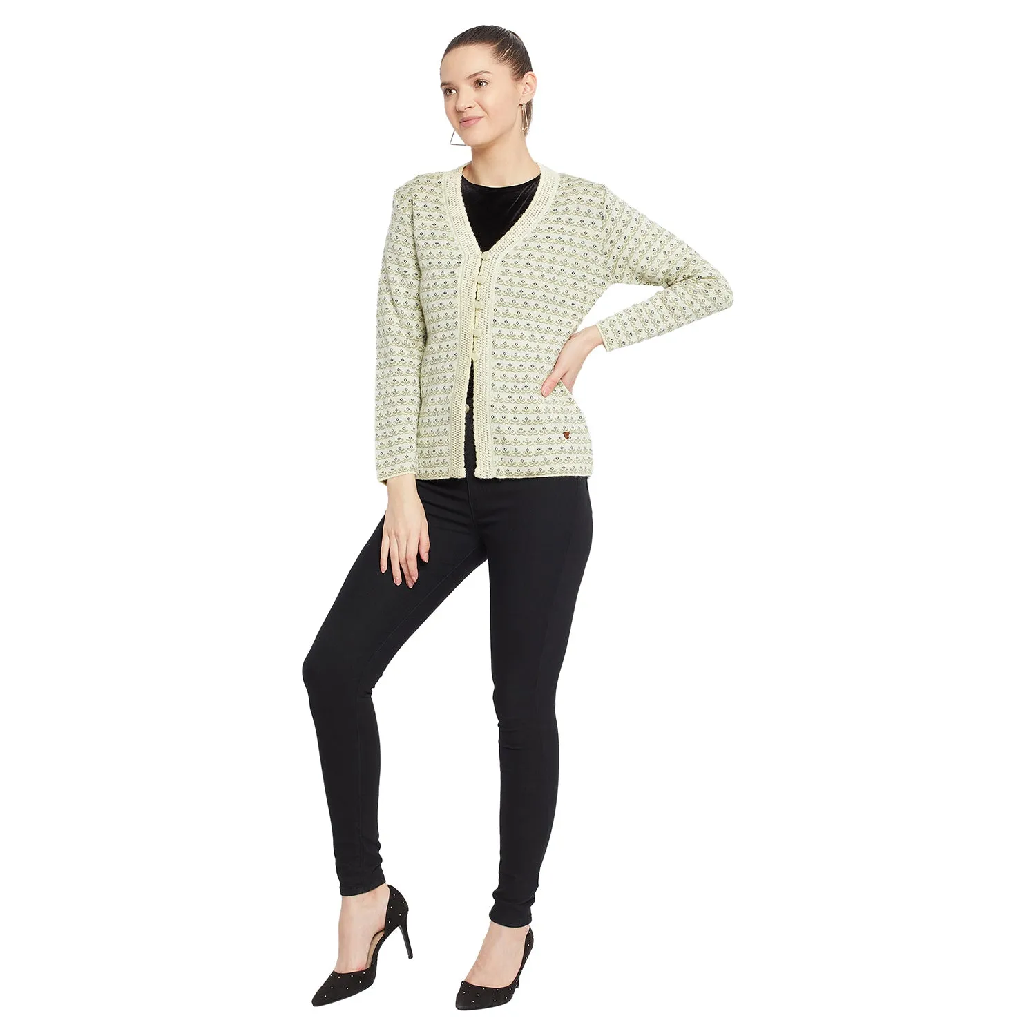 Duke Stardust Women Full Sleeve Cardigan (SDS9614)