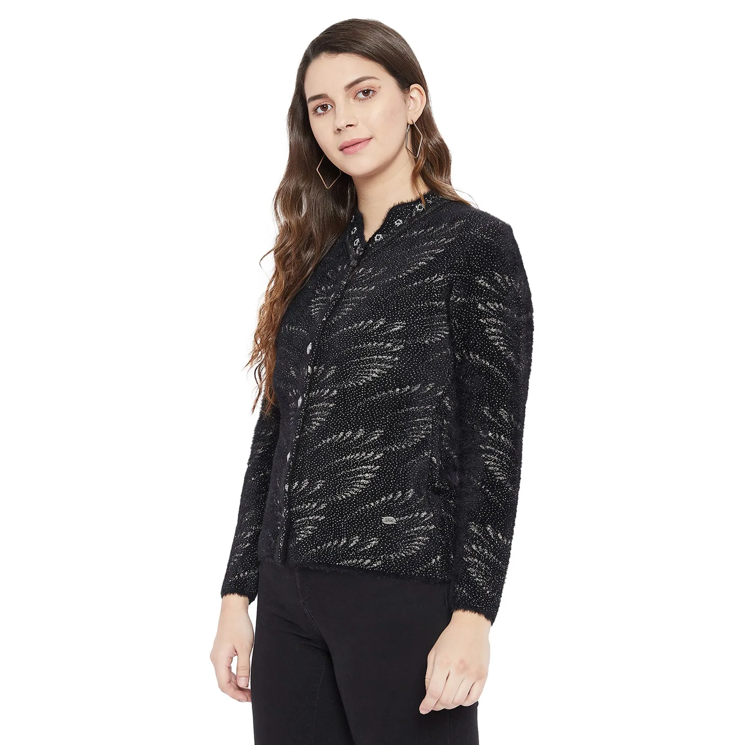 Duke Stardust Women Full Sleeve Cardigan (SDS9628)