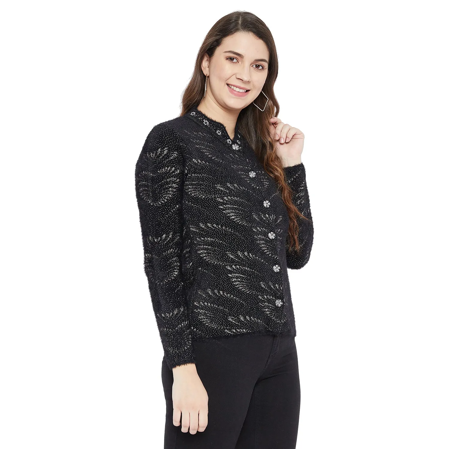 Duke Stardust Women Full Sleeve Cardigan (SDS9628)