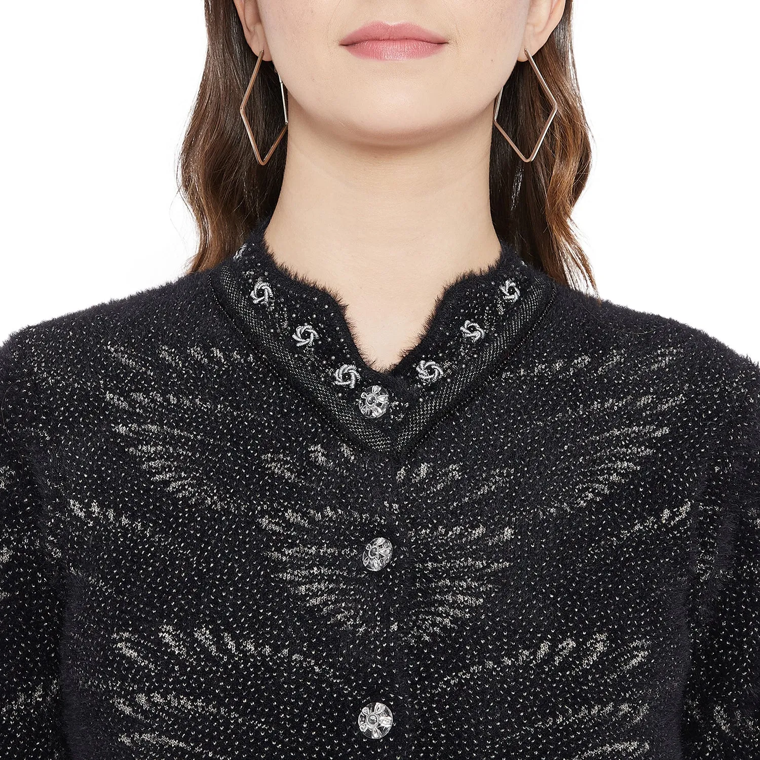 Duke Stardust Women Full Sleeve Cardigan (SDS9628)