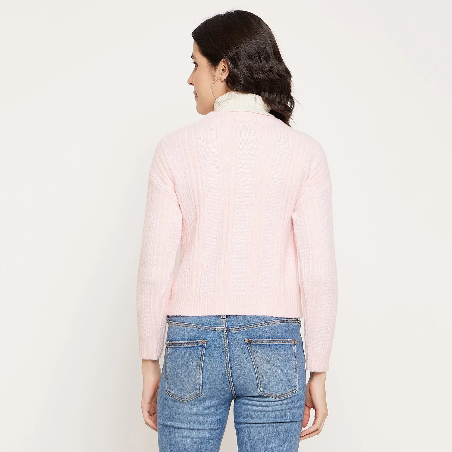 Duke Stardust Women Full Sleeve Crop Pullover (SDS1233)