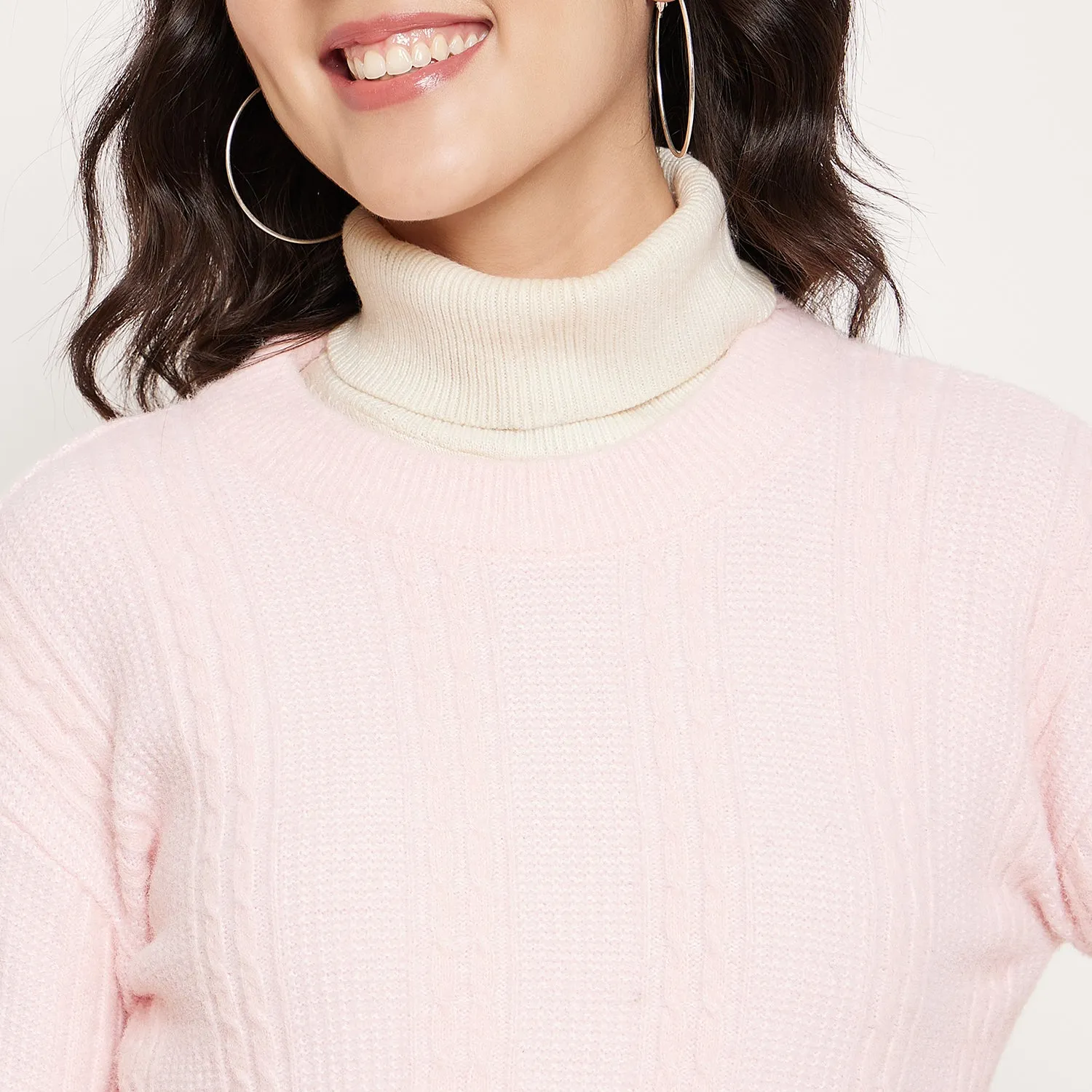 Duke Stardust Women Full Sleeve Crop Pullover (SDS1233)