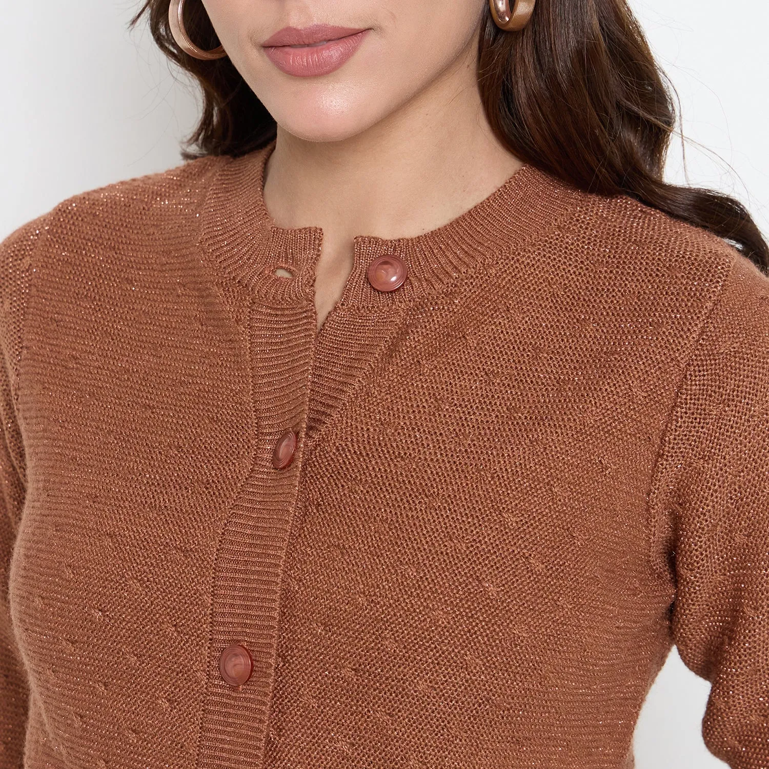 Duke Stardust Women Full Sleeve Front Open Sweater (SDS1324)