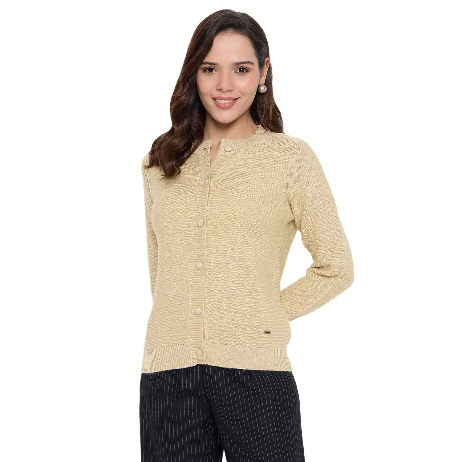 Duke Stardust Women Full Sleeve Front Open Sweater (SDS1324)