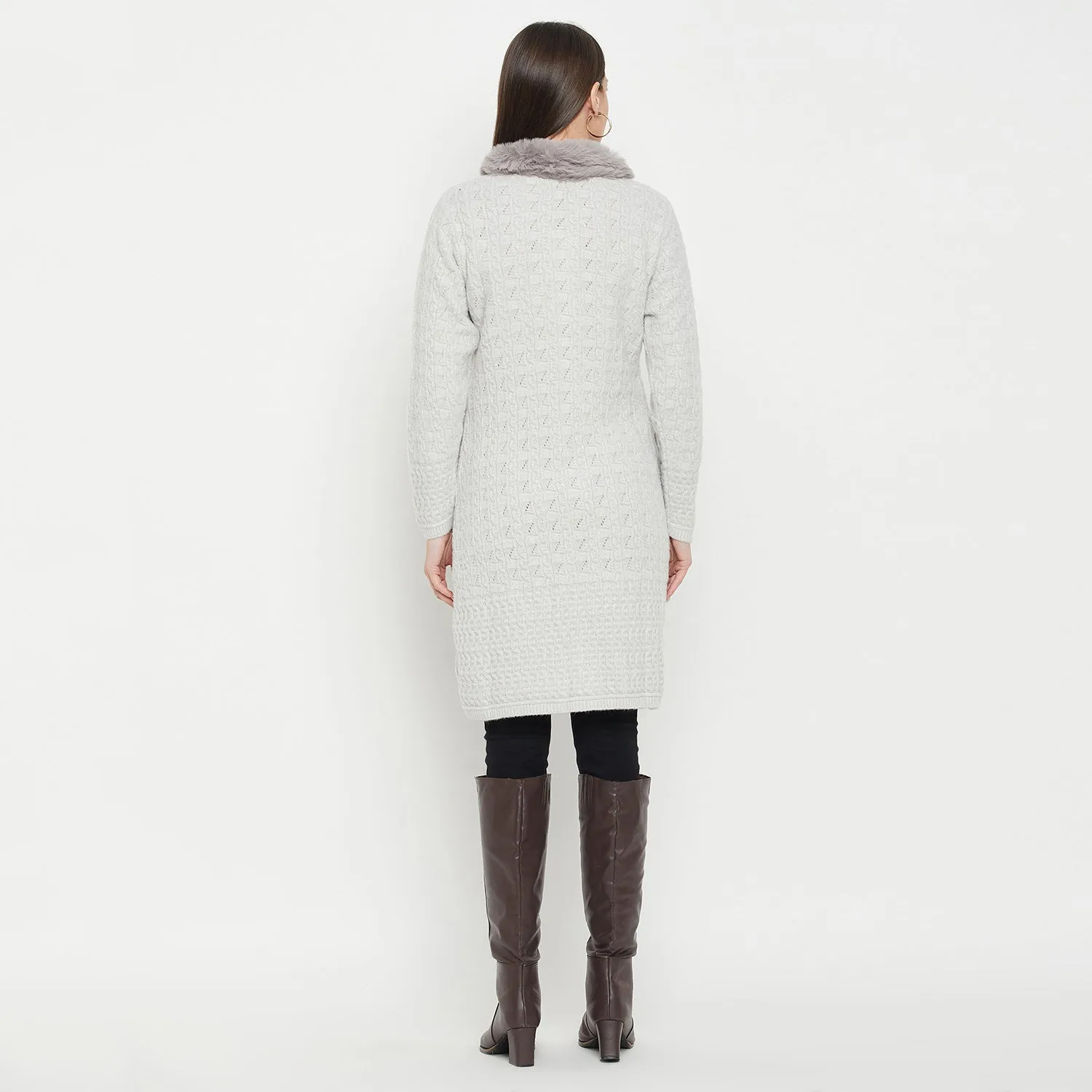 Duke Stardust Women Full Sleeve Long Cardigan (SDS1201B)