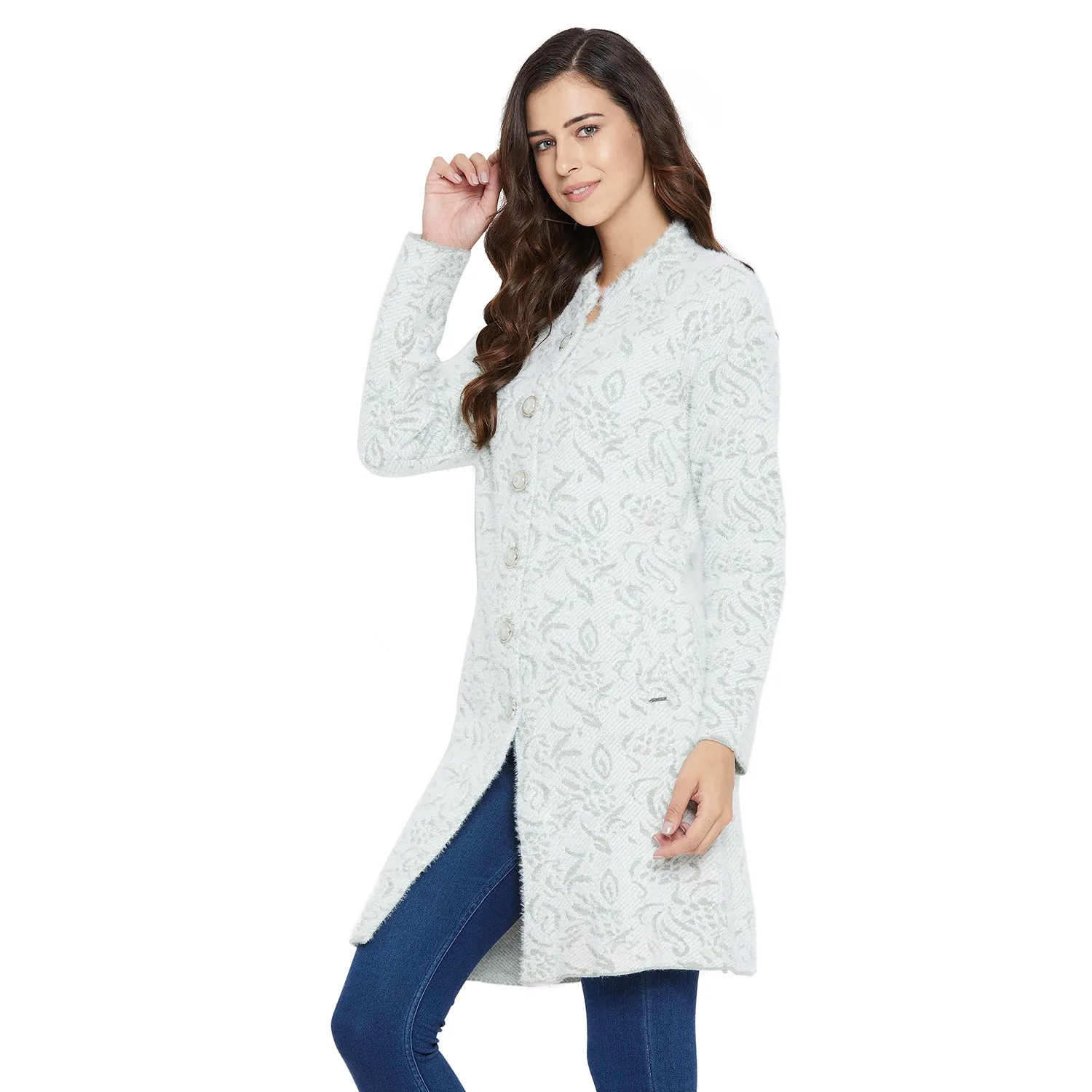Duke Stardust Women Full Sleeve Long Cardigan (SDS957)
