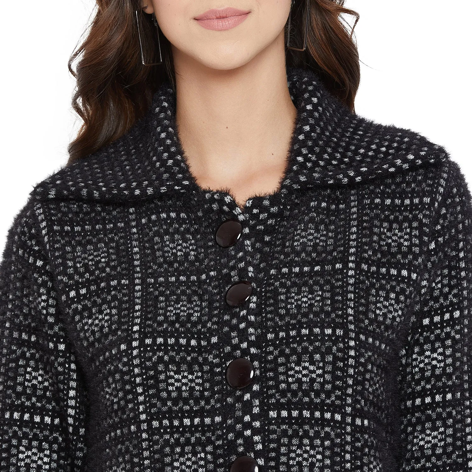 Duke Stardust Women Full Sleeve Long Cardigan (SDS973)