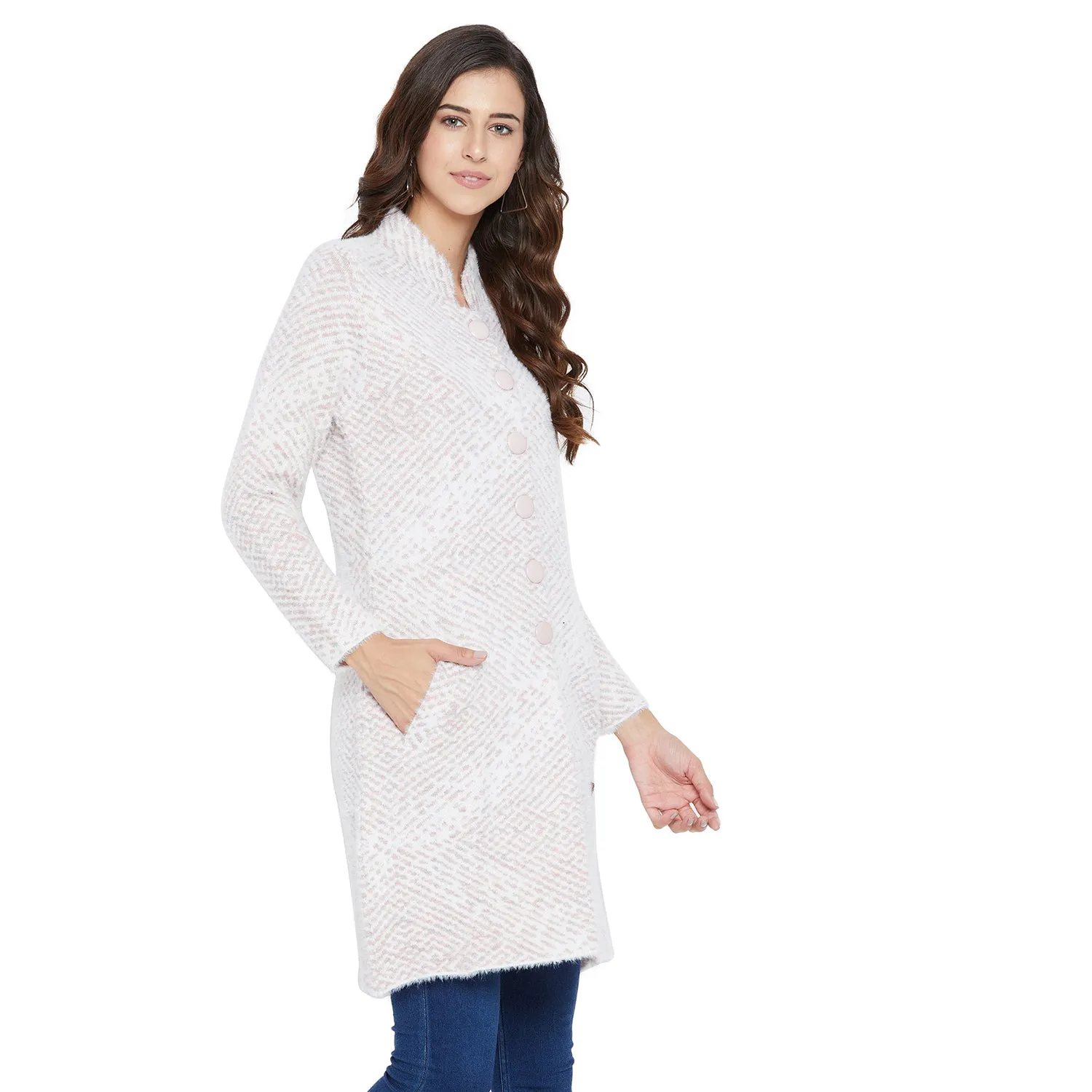 Duke Stardust Women Full Sleeve Long Cardigan (SDS974)