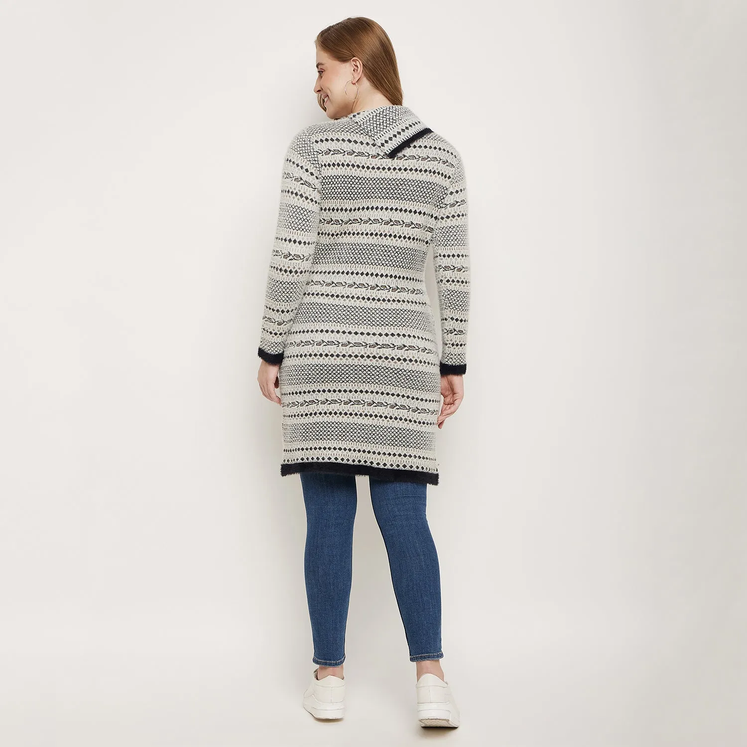 Duke Stardust Women Full Sleeve Long Sweater (SDS962)