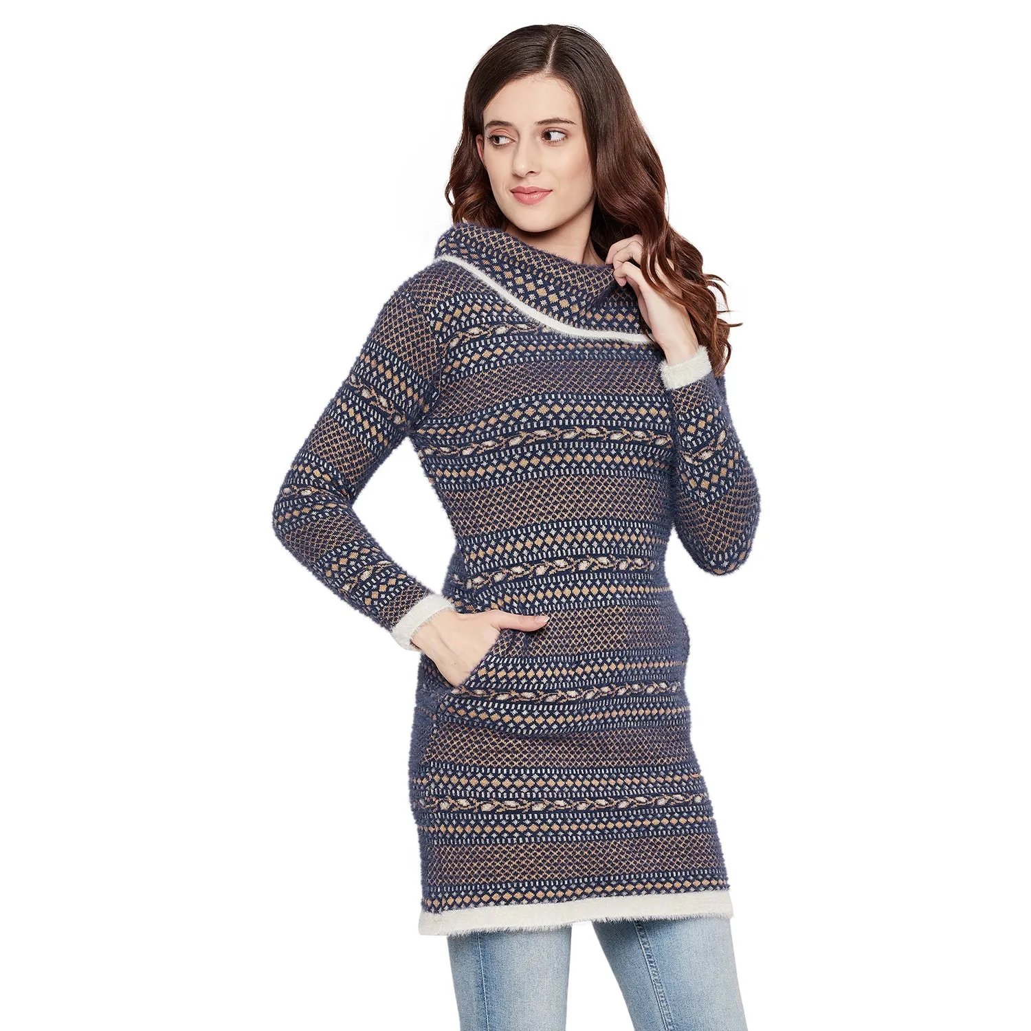 Duke Stardust Women Full Sleeve Long Sweater (SDS962)