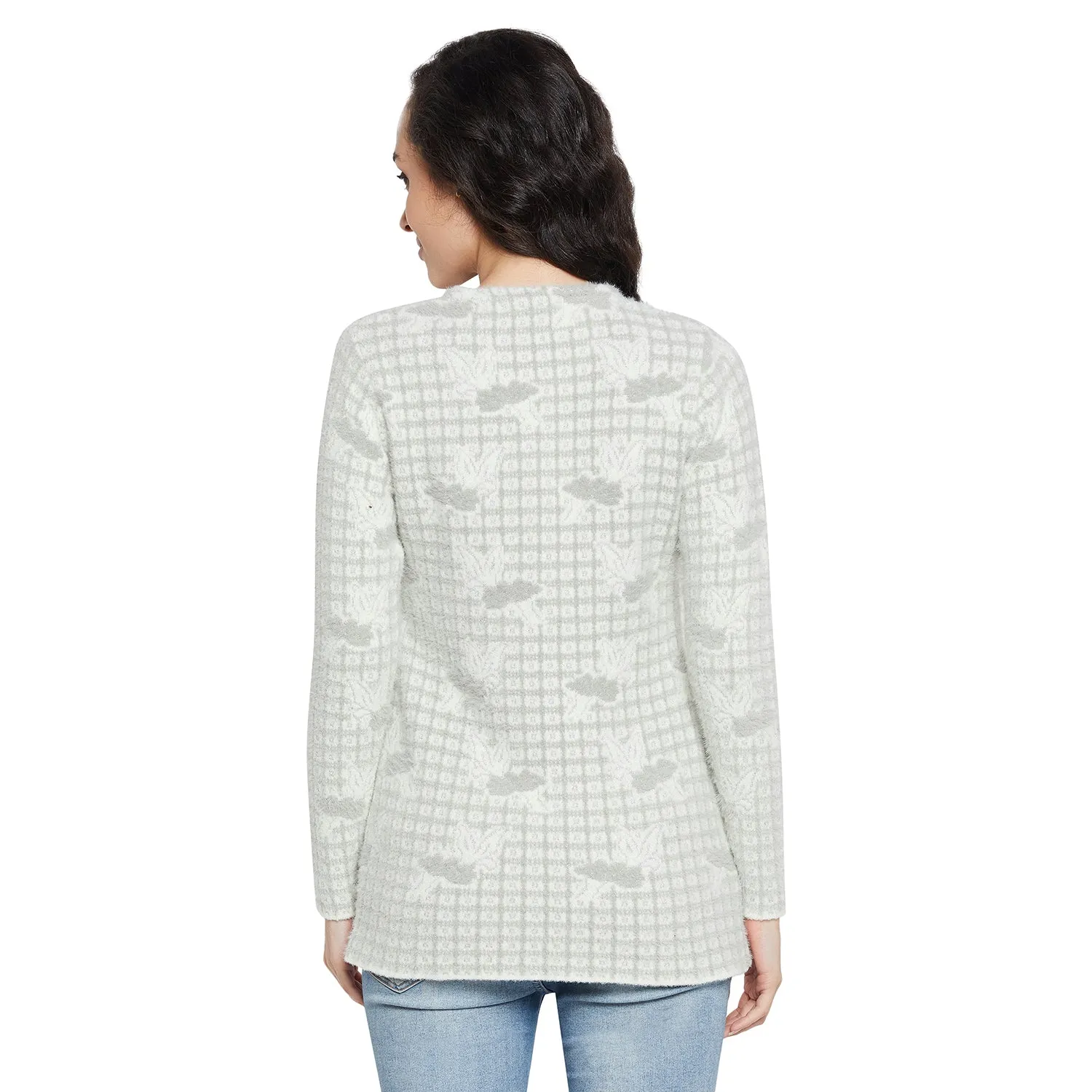 Duke Stardust Women Full sleeve Round Neck Cardigan (SDS1055)