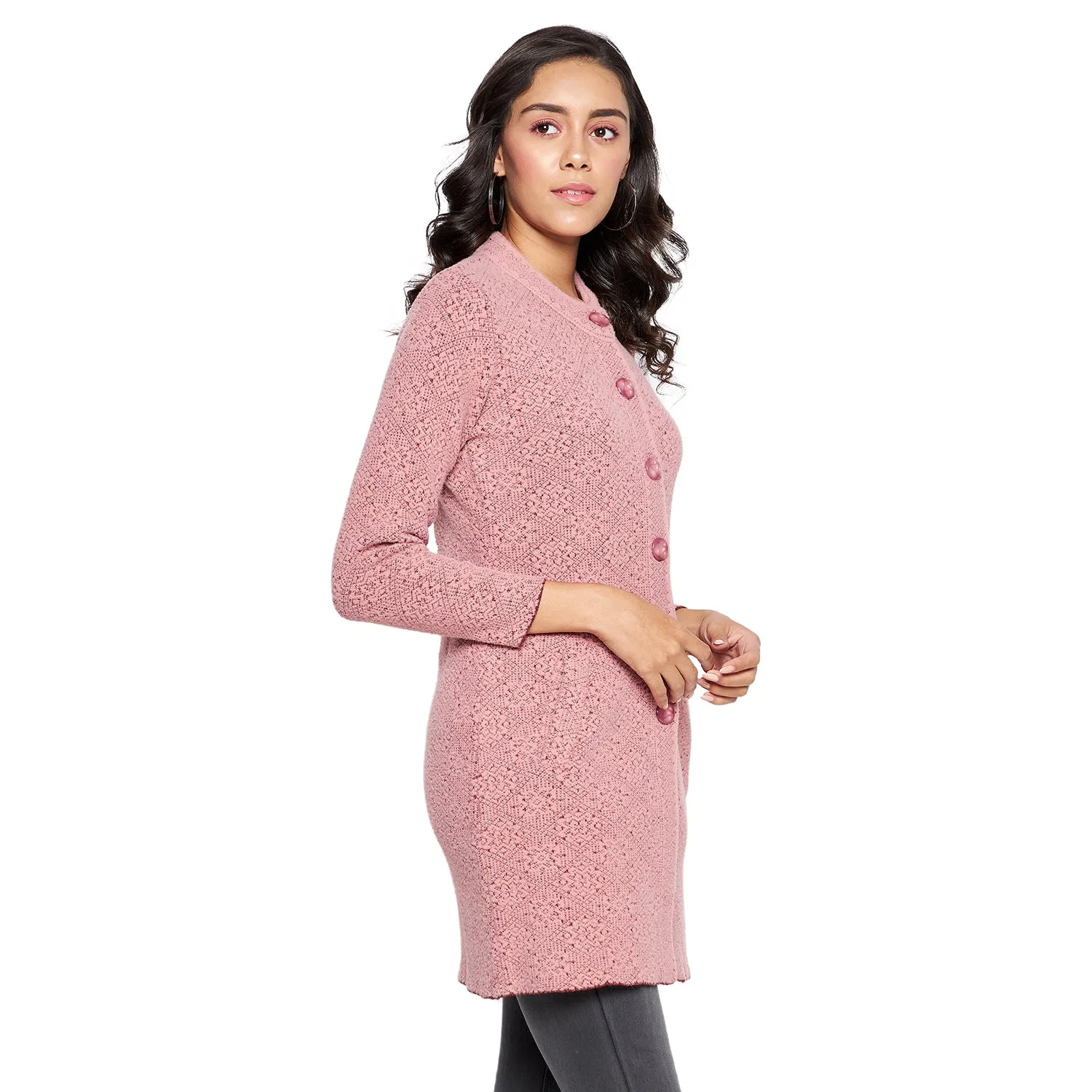 Duke Stardust Women Full sleeve Round Neck Cardigan (SDS1092)