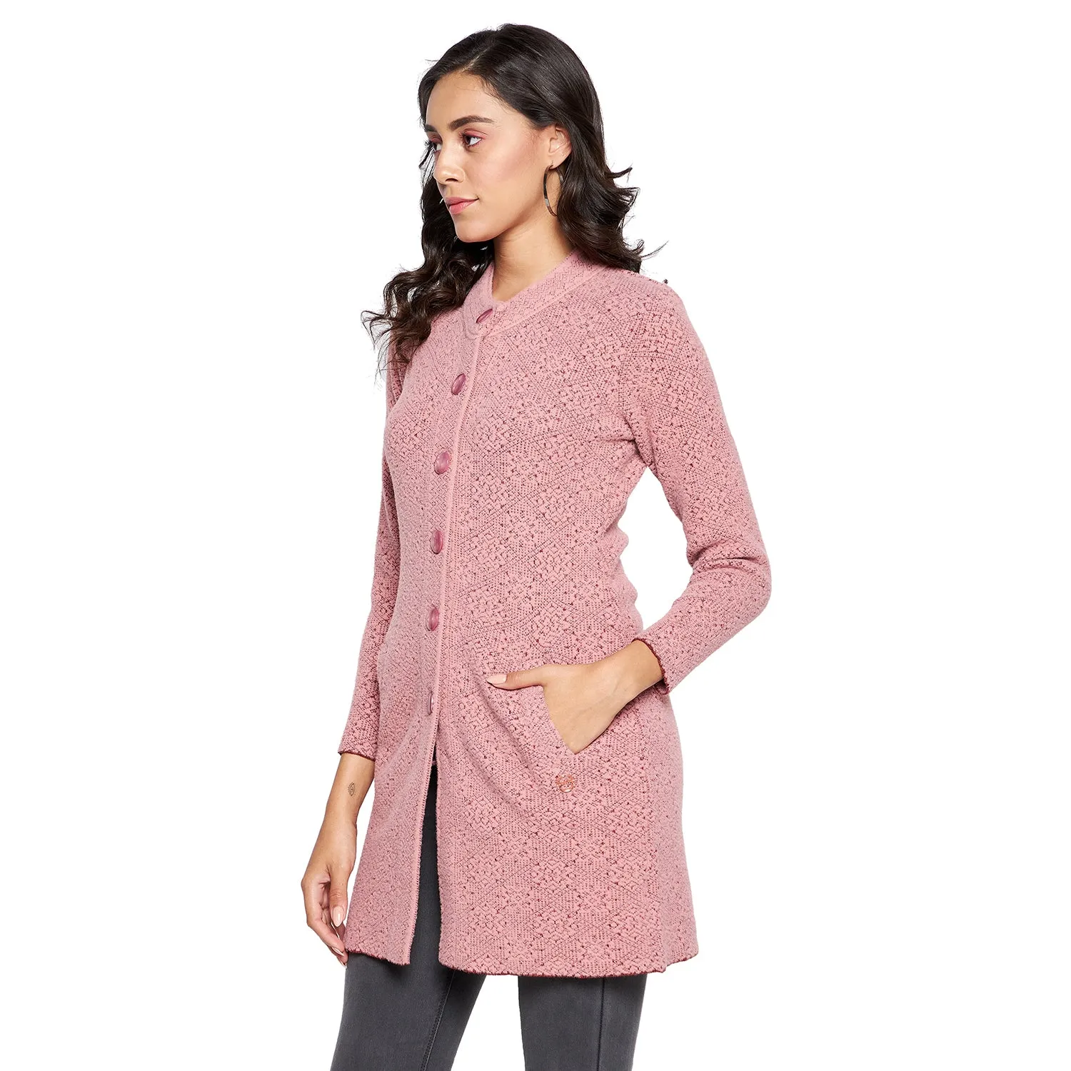 Duke Stardust Women Full sleeve Round Neck Cardigan (SDS1092)