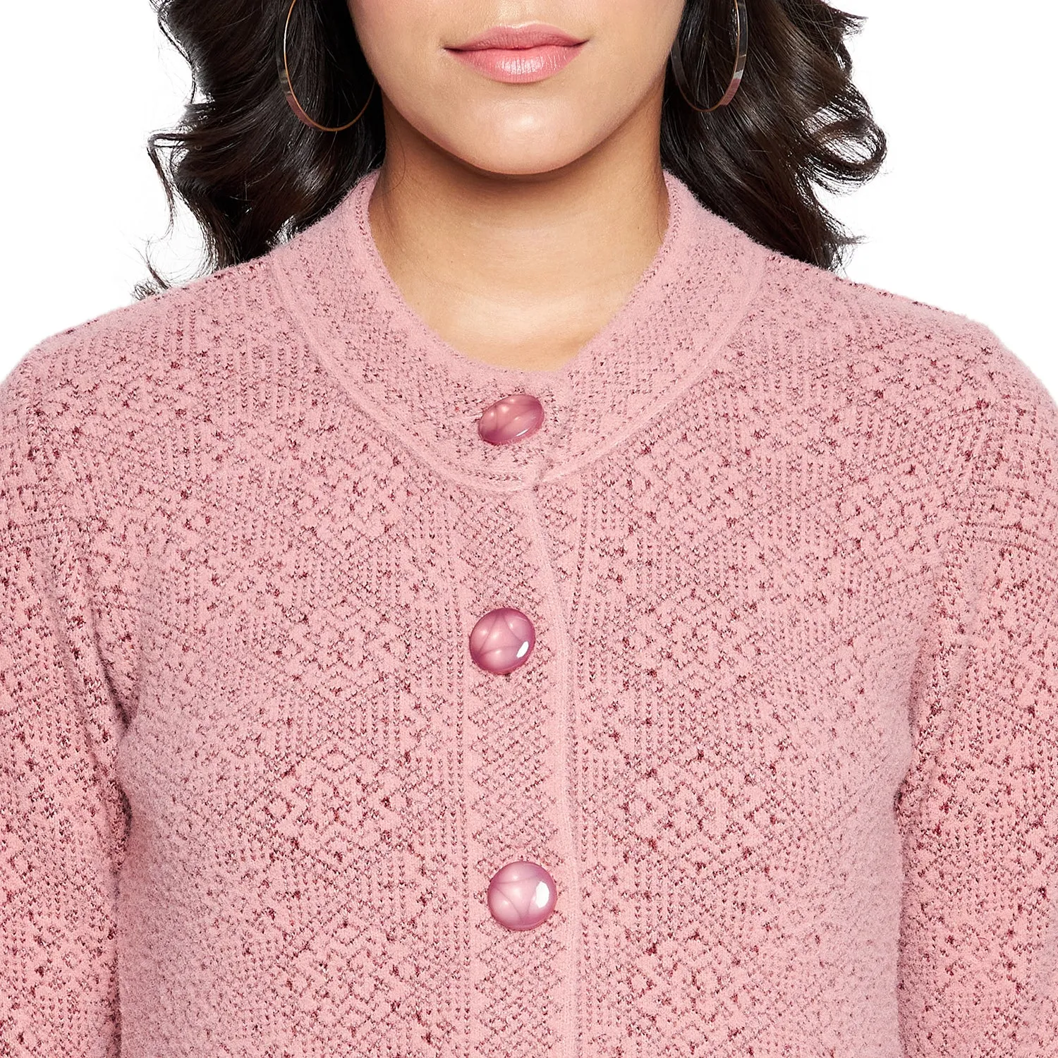 Duke Stardust Women Full sleeve Round Neck Cardigan (SDS1092)