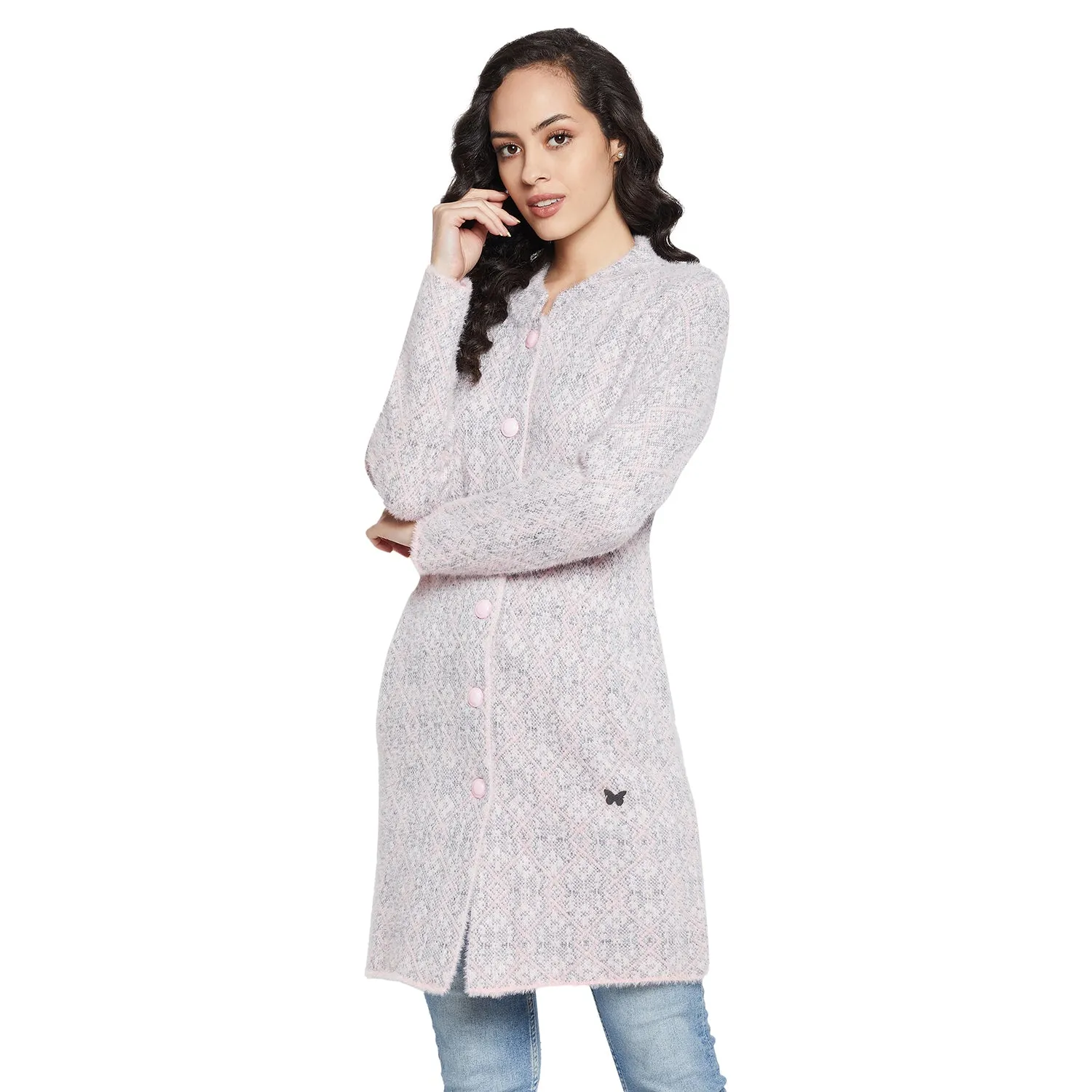 Duke Stardust Women Full sleeve Round Neck Cardigan (SDS1098)
