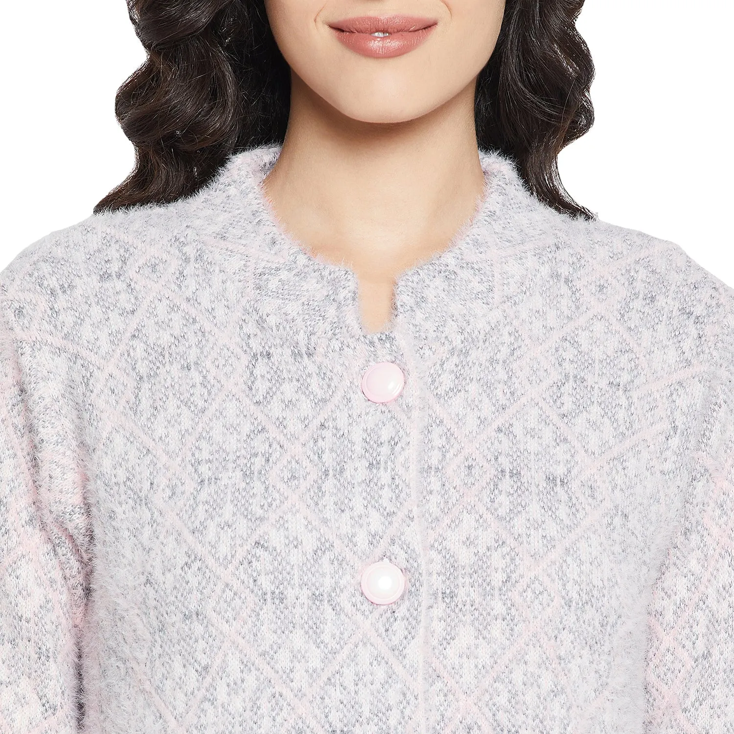 Duke Stardust Women Full sleeve Round Neck Cardigan (SDS1098)