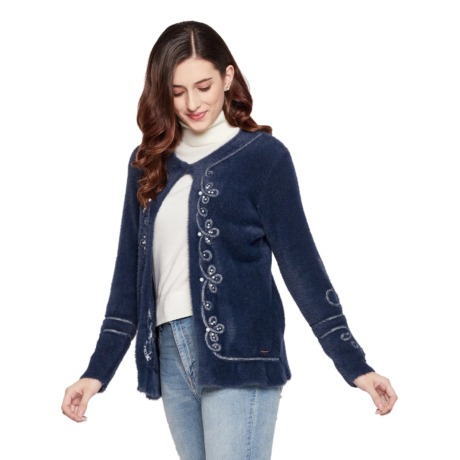 Duke Stardust Women Full Sleeve Shrug (SDS927)