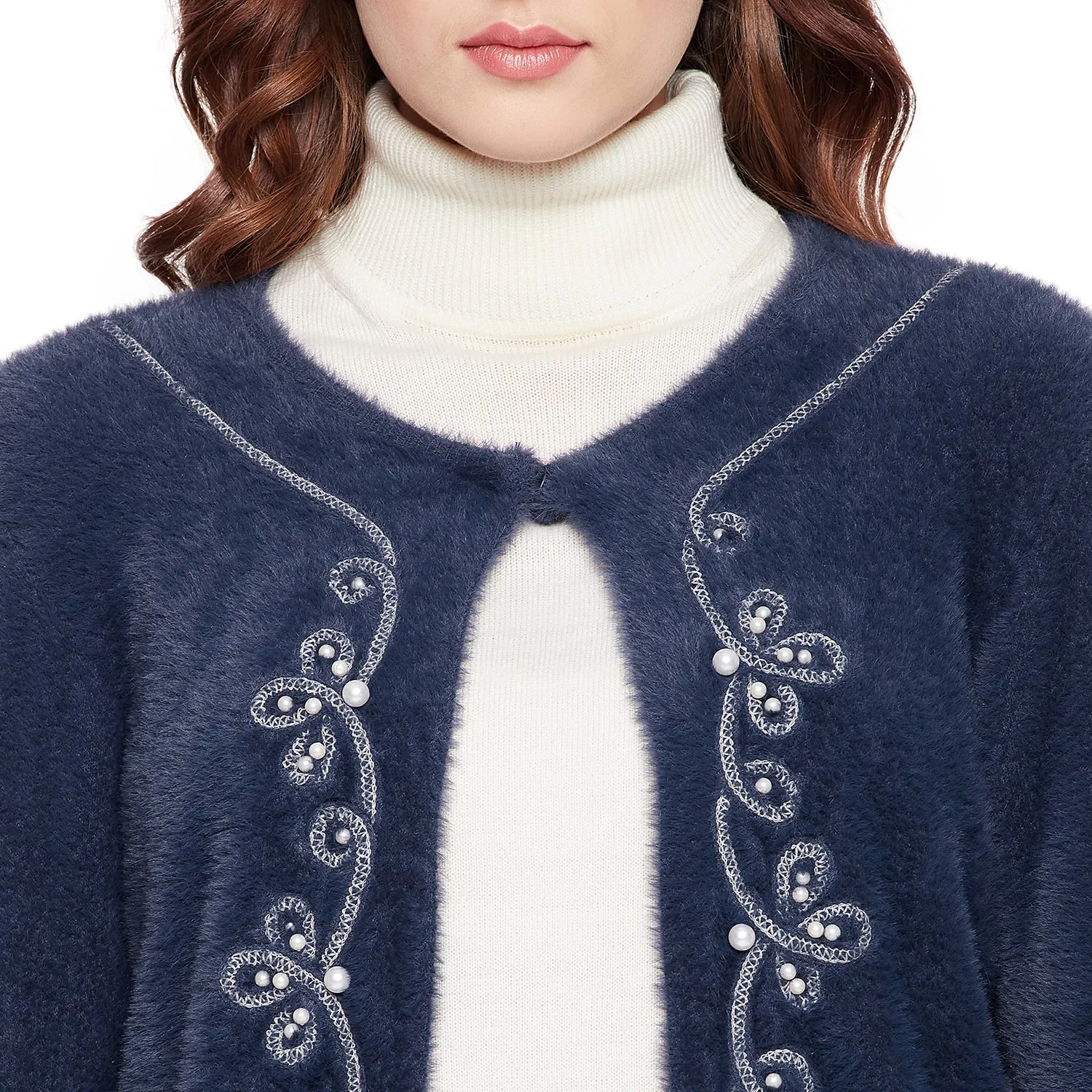 Duke Stardust Women Full Sleeve Shrug (SDS927)