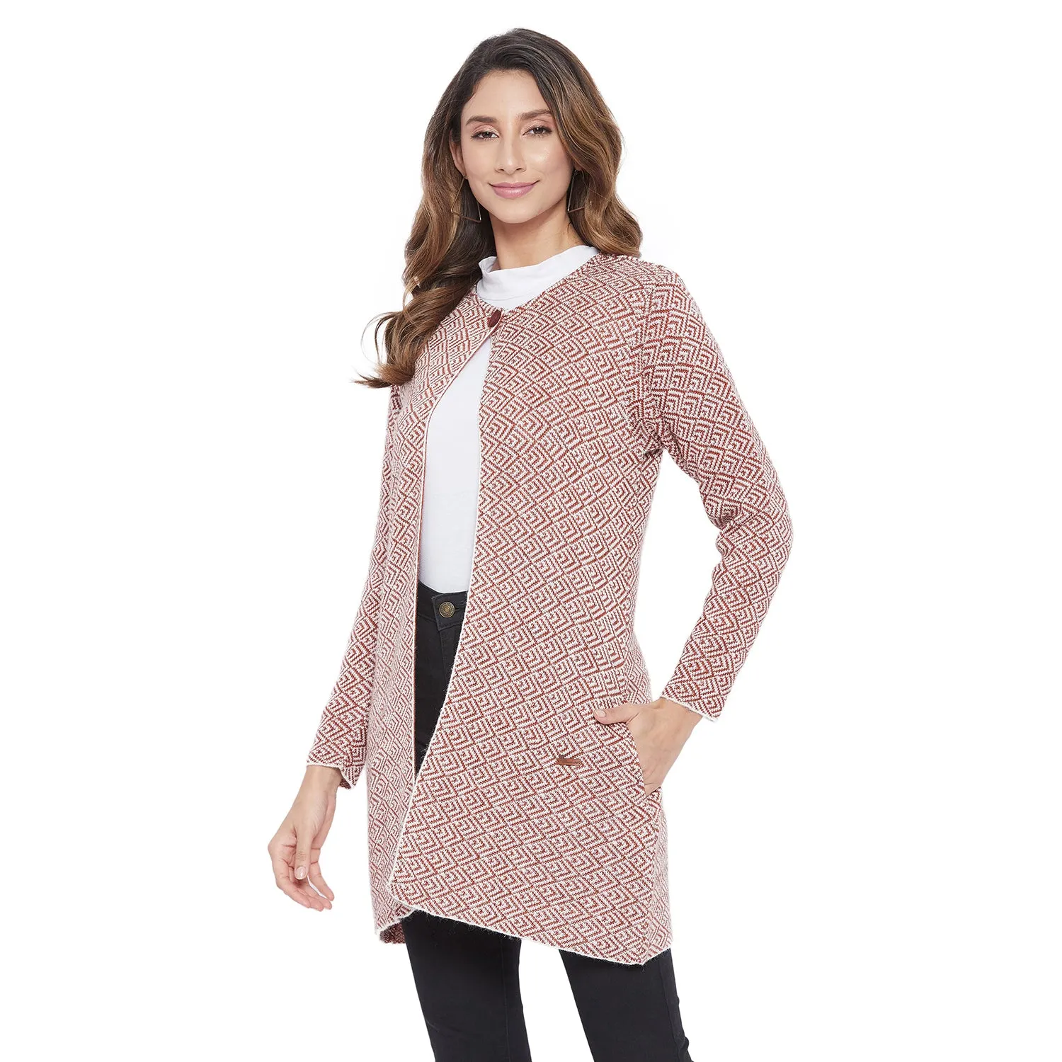 Duke Stardust Women Full Sleeve Shrug (SDS948)