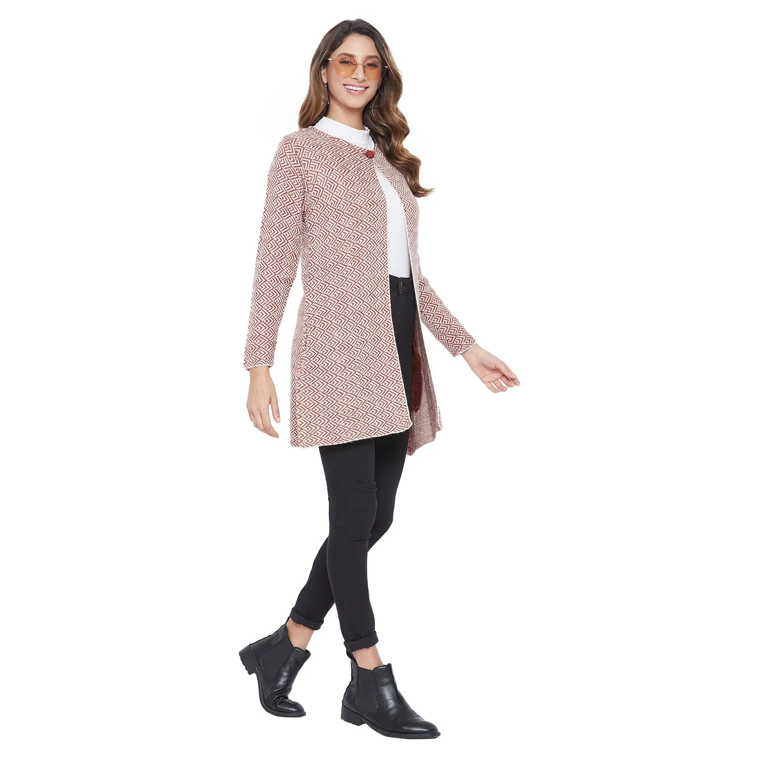 Duke Stardust Women Full Sleeve Shrug (SDS948)