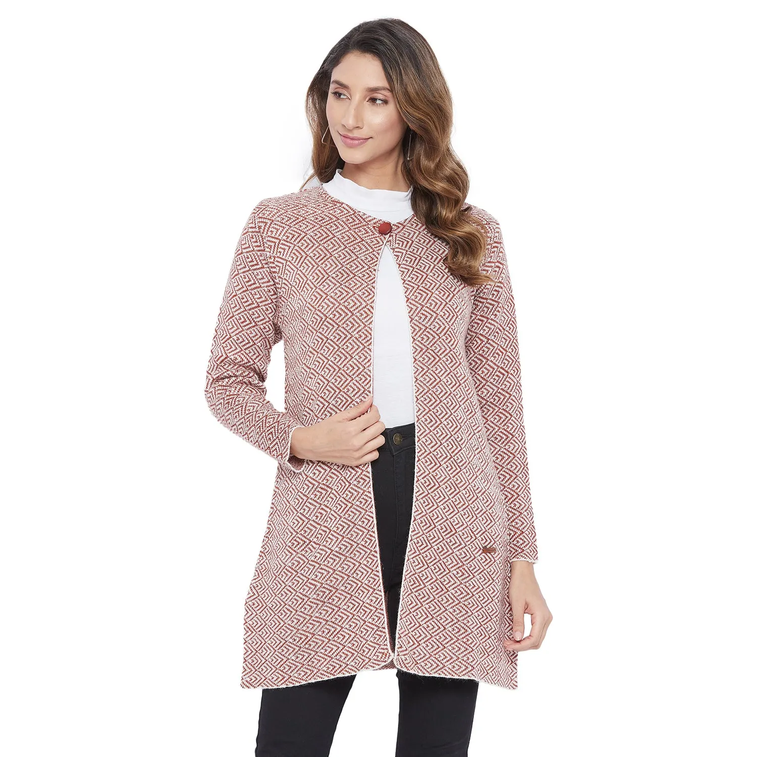 Duke Stardust Women Full Sleeve Shrug (SDS948)